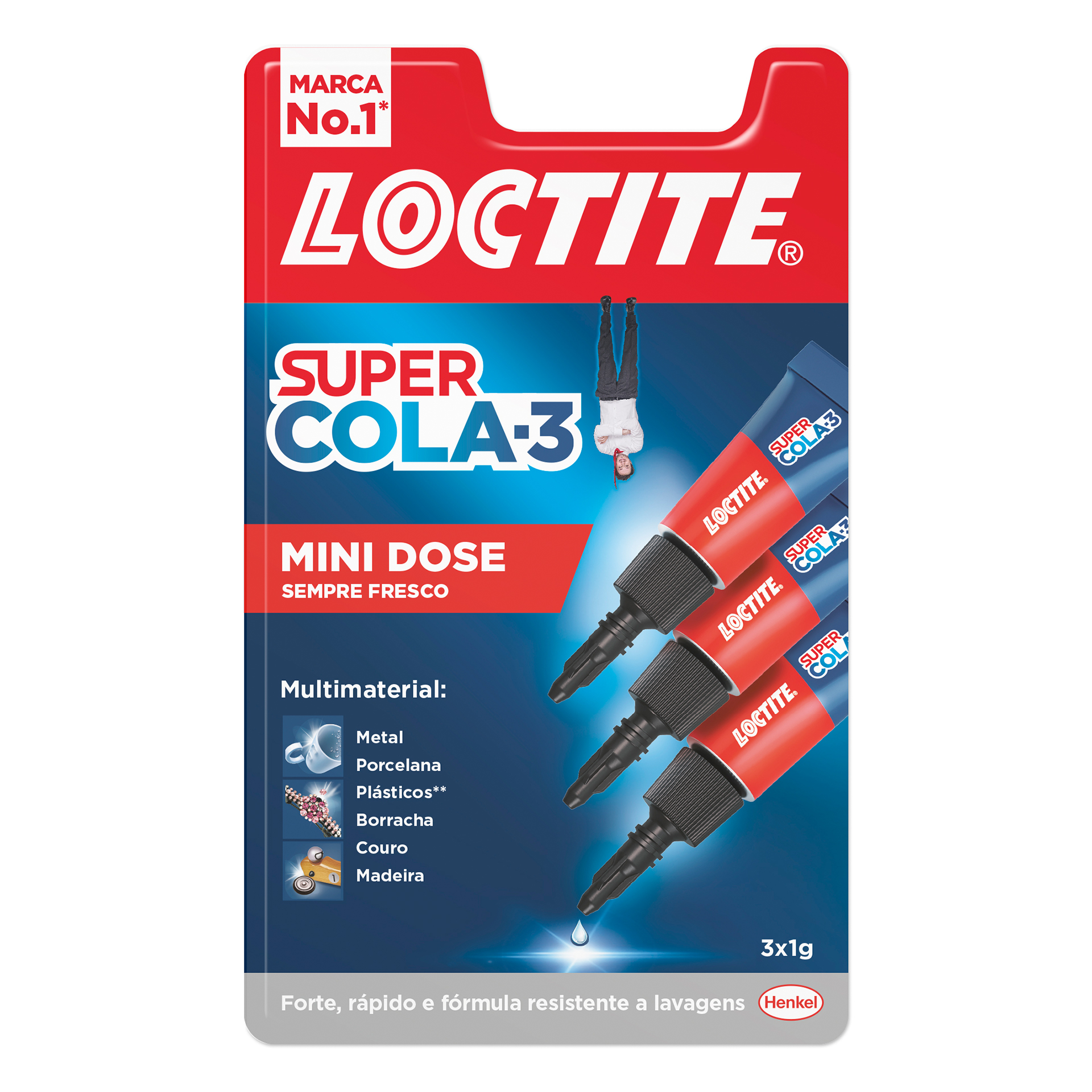 Cola Contacto Mini Trio LOCTITE 3Gr