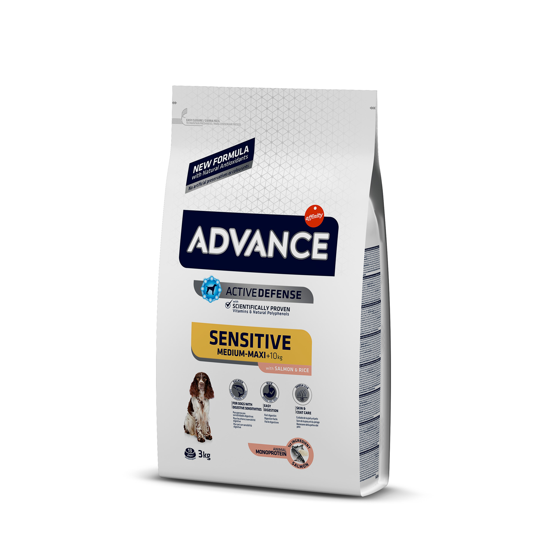 Al Sc Cão Adulto Sensitiv Salmão/Arrz 3 KG ADVANCE