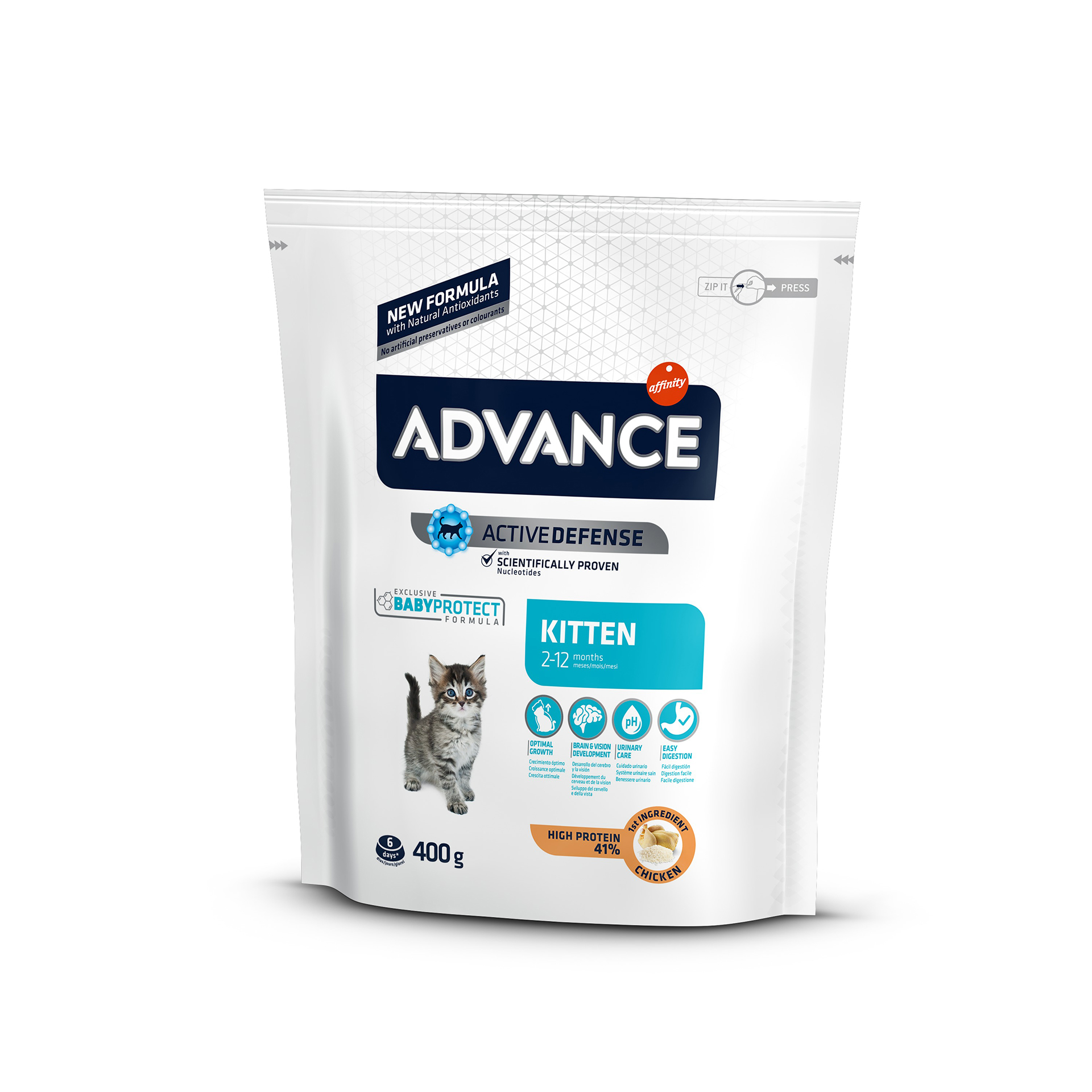 Alimento Seco Gatinho Frango E Arroz 400 G ADVANCE