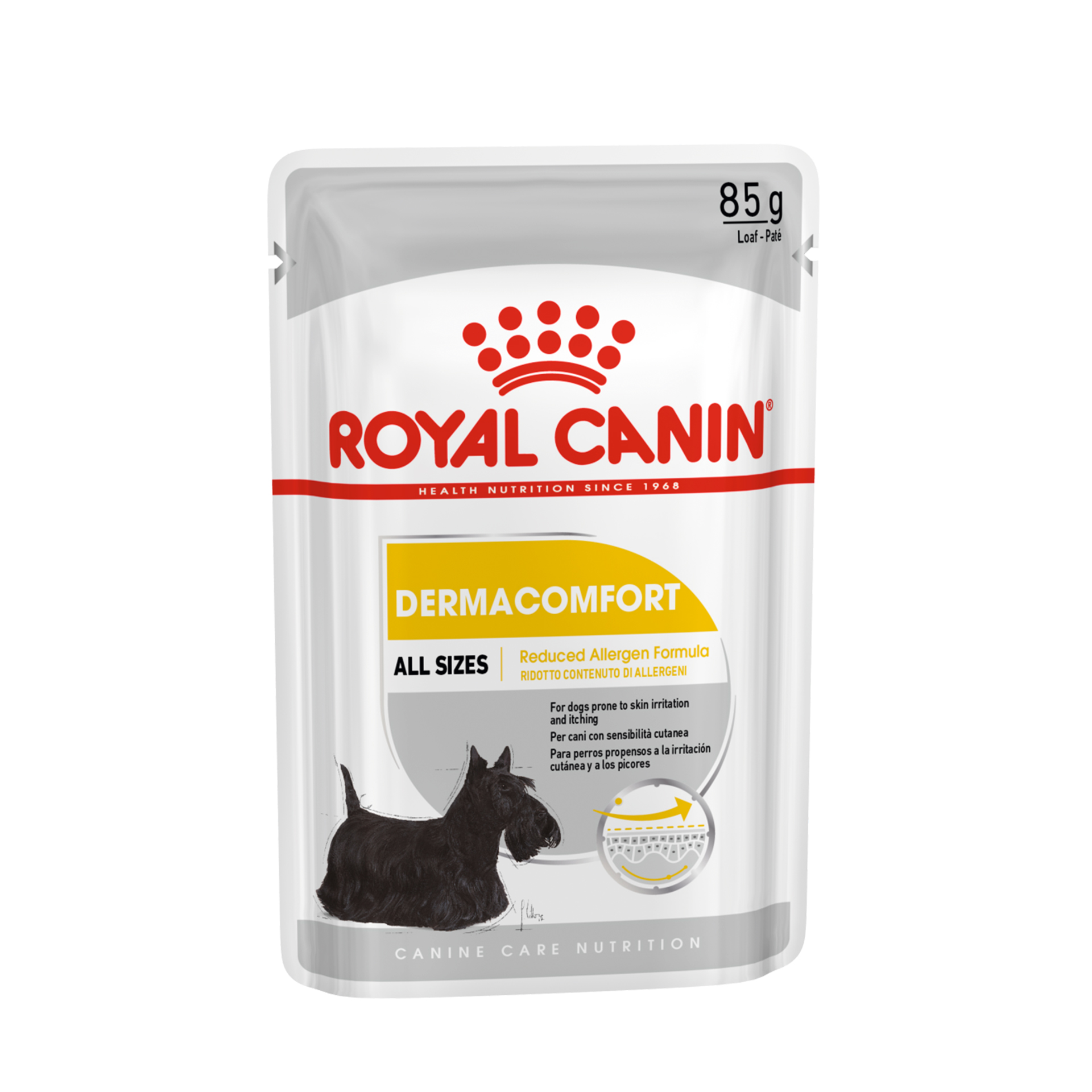 Al Húmido Cão Adulto Dermacomfort 85 G ROYAL CANIN