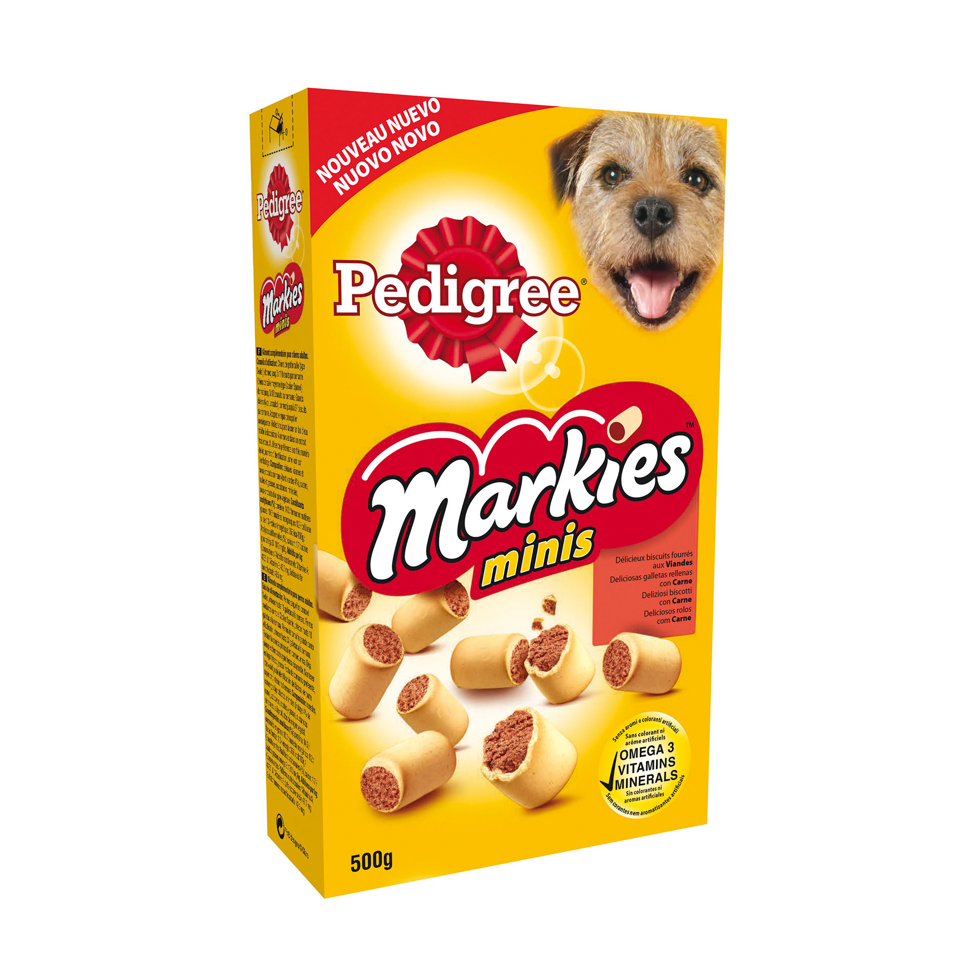 Snack Para Cão Mini Markies 500 G PEDIGREE
