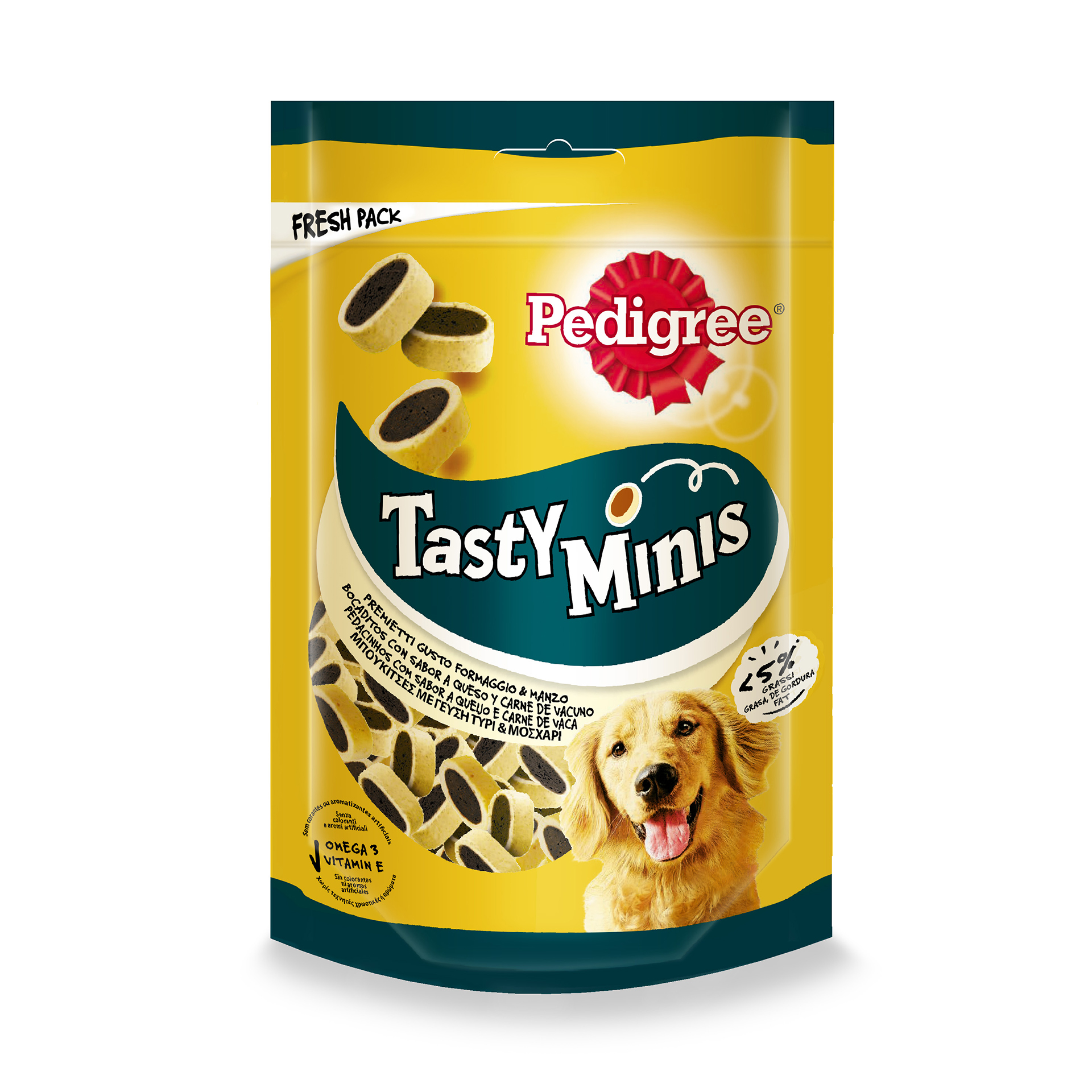 SNACK PARA CÃO TASTYBITES CHEESY 140 G PEDIGREE