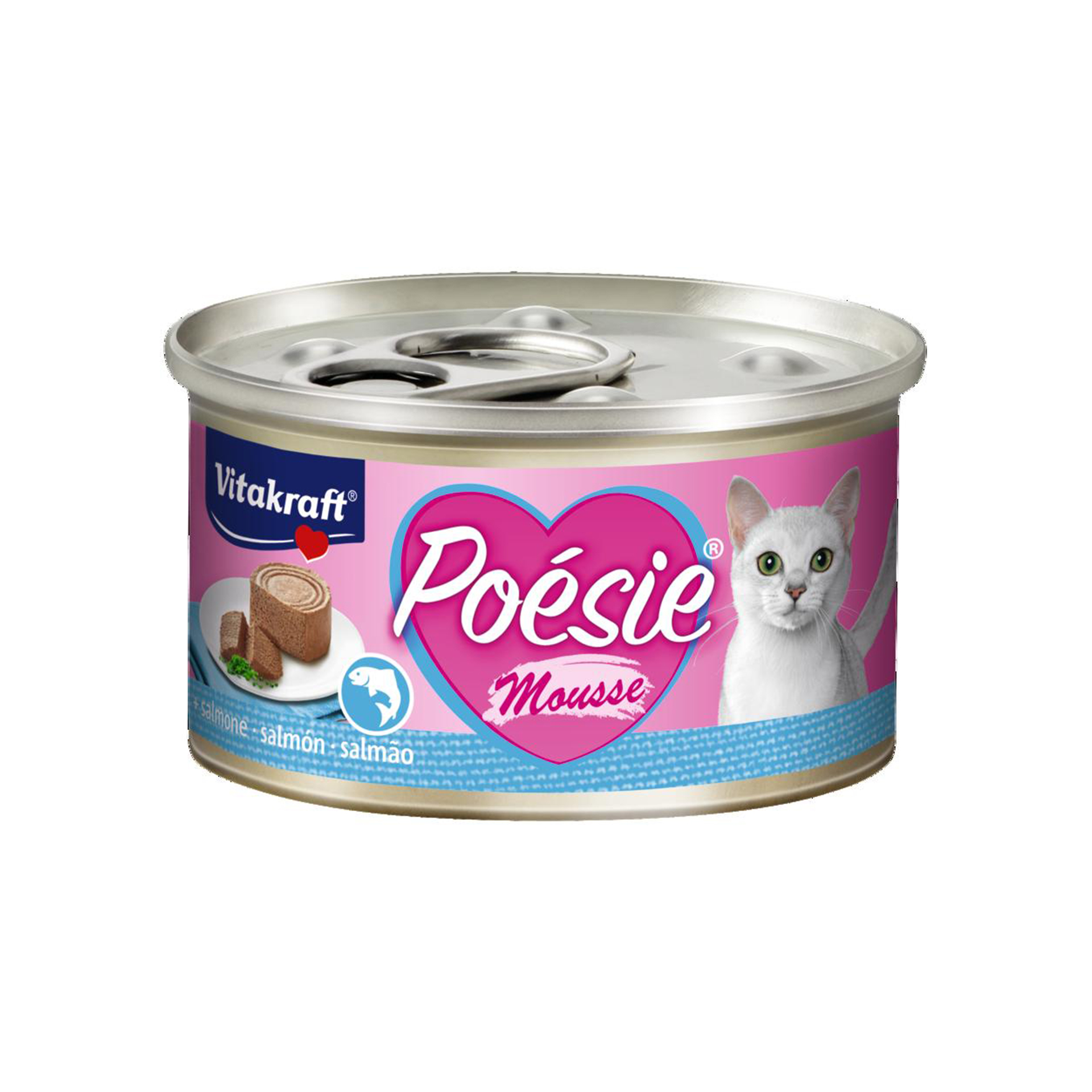 Alimento Húmido Para Gato Salmão 85 G POESIE