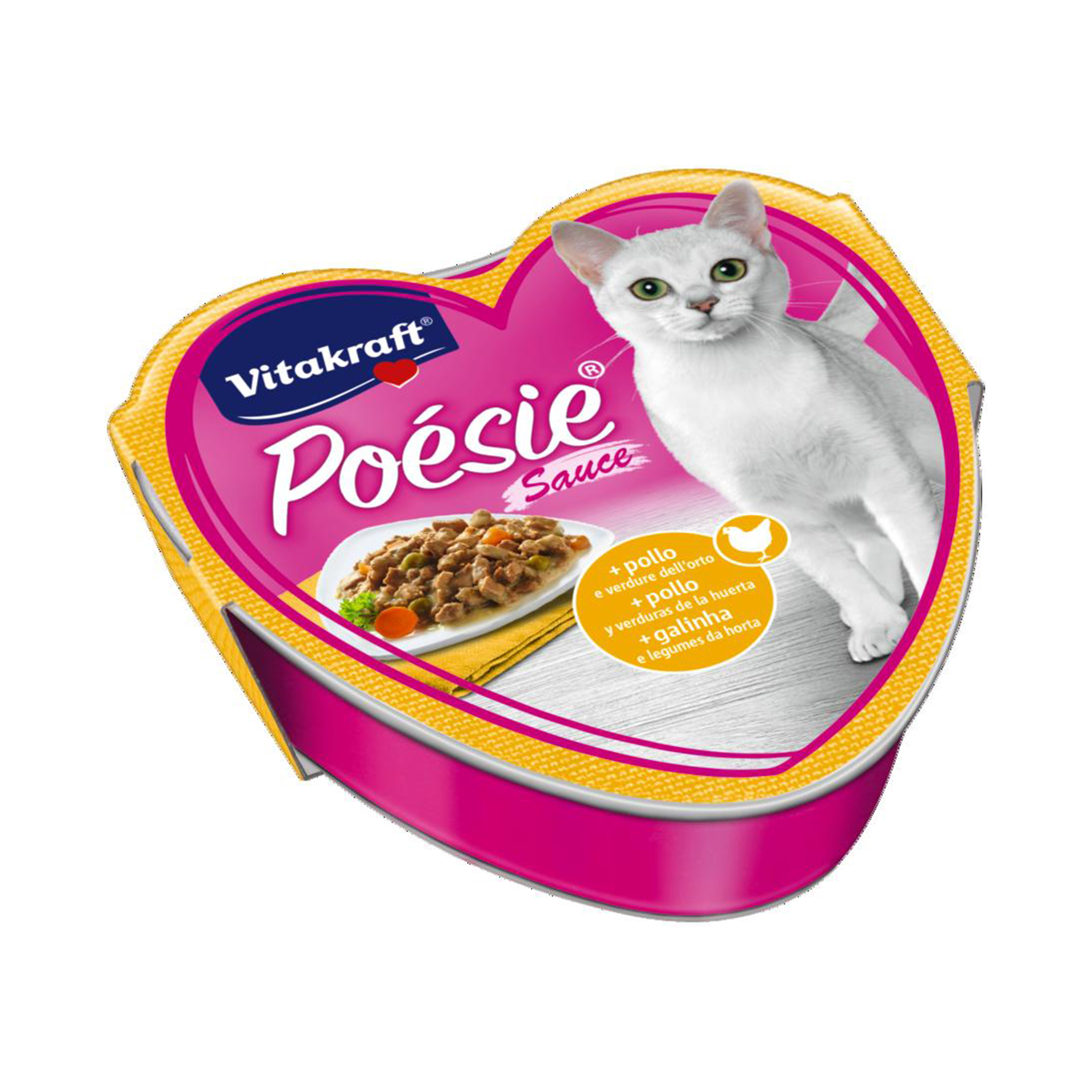 Alimento Húmido Gato Frango E Legumes 85 G POESIE