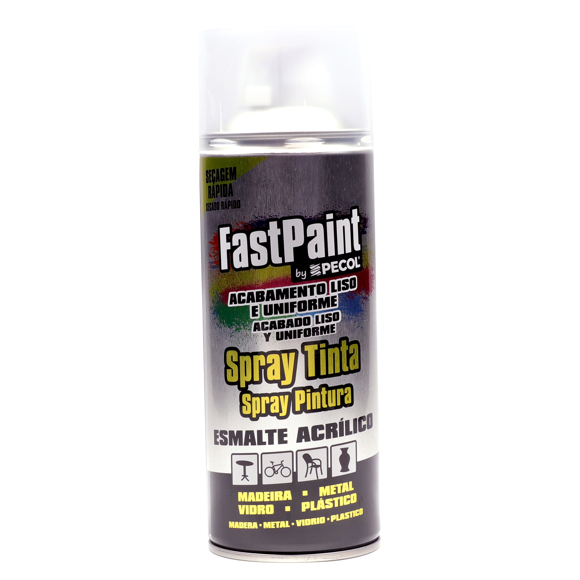Spray de Pintura Castanho 400ML FASTPAINT