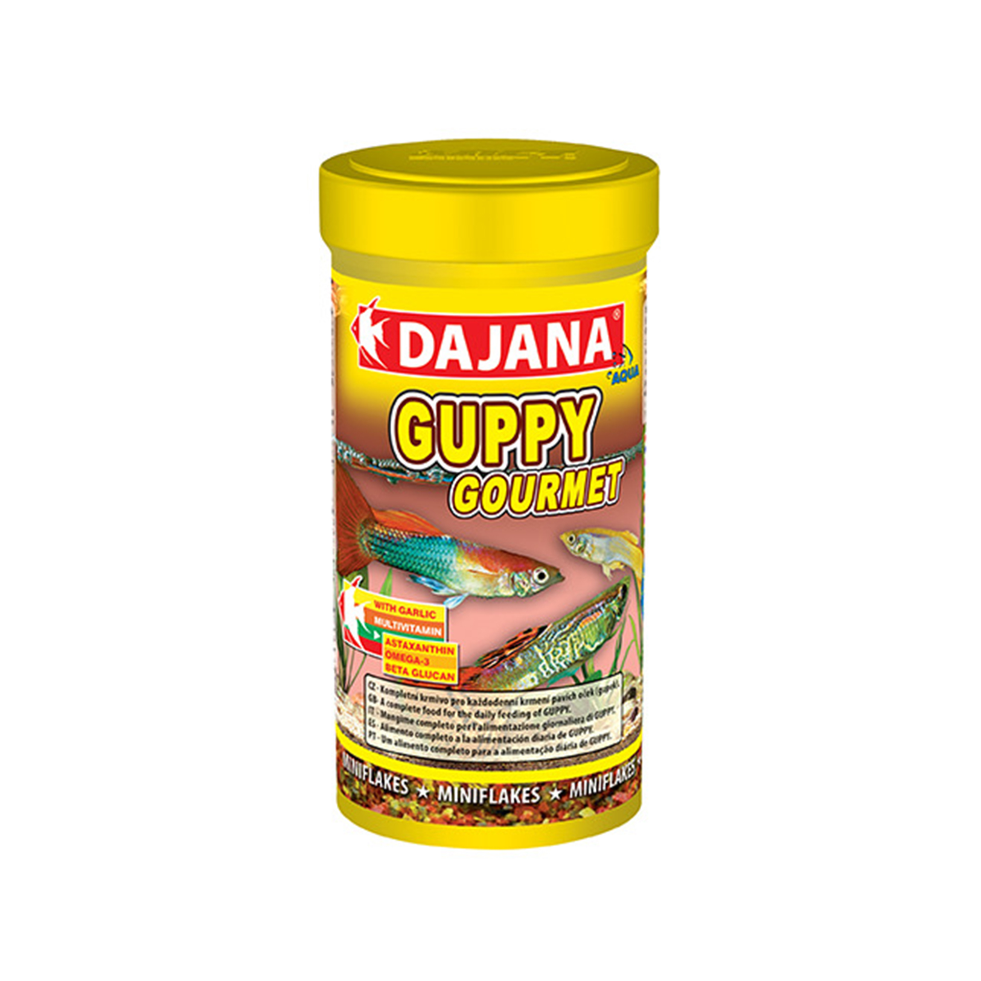 Alimento p/ Peixe Água Quente Guppy DAJANA 100ML