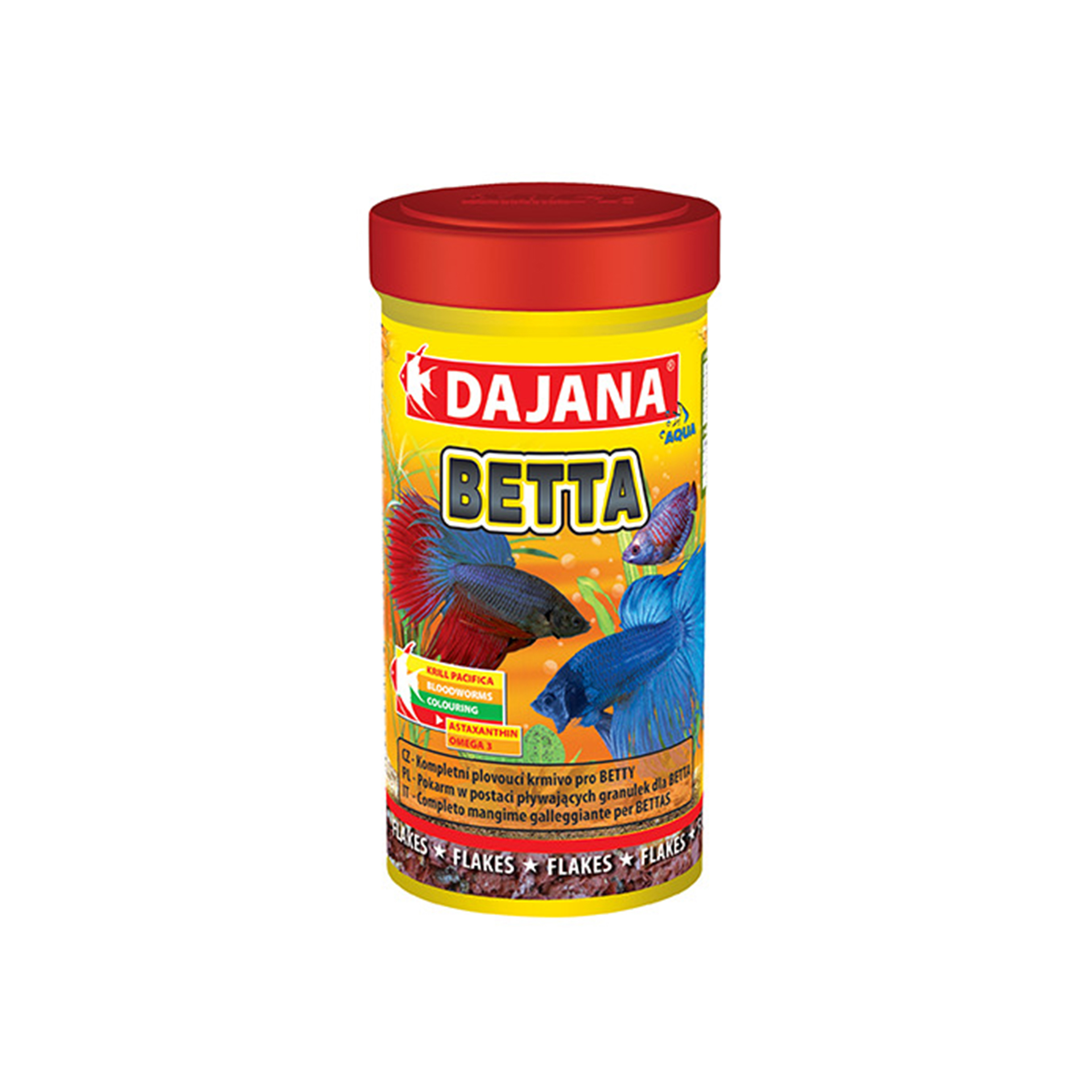 Alimento p/ Peixe Água Quente Betta DAJANA 100ML