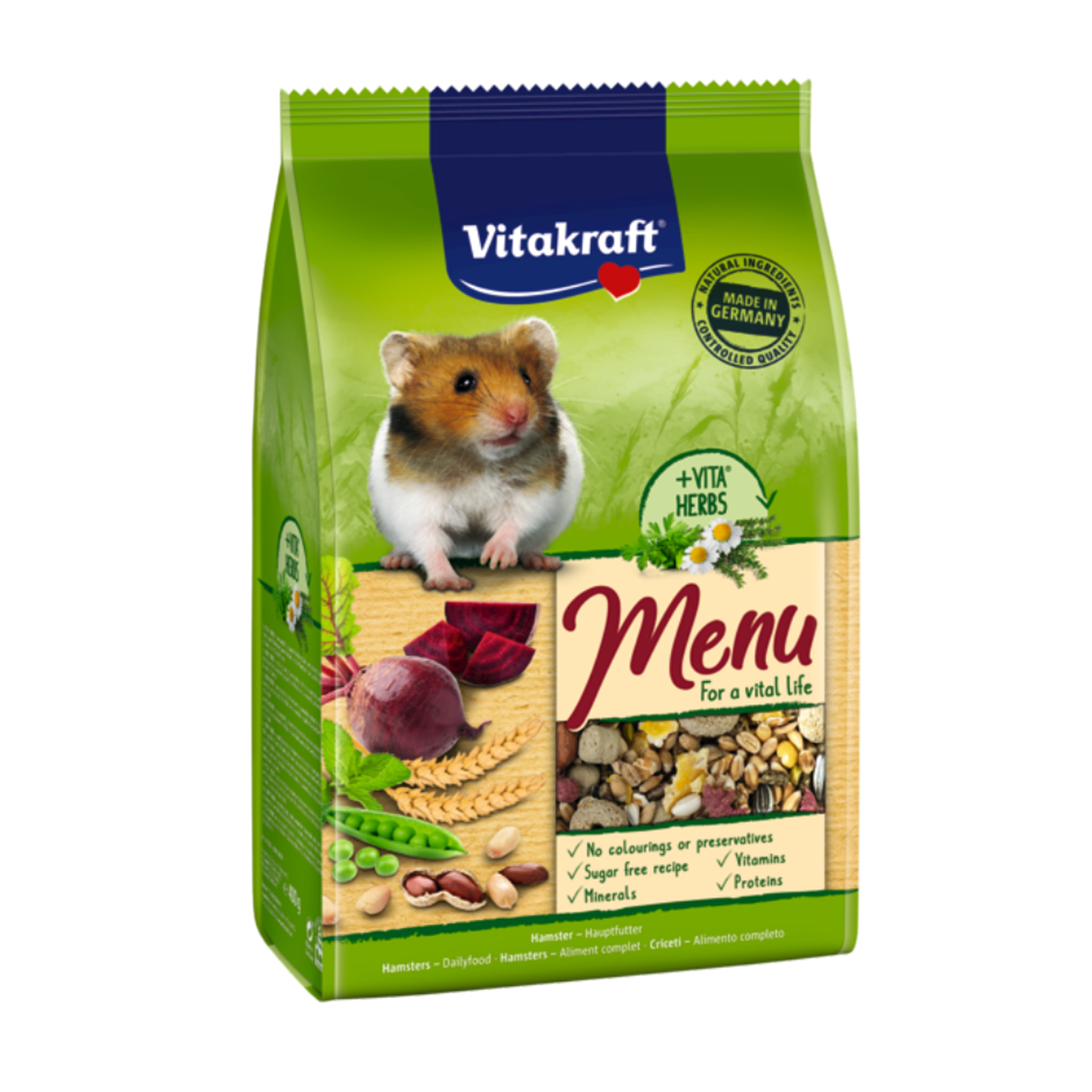 Alimento P/Hamster Mistura Menu Aroma 400 G VITAKR