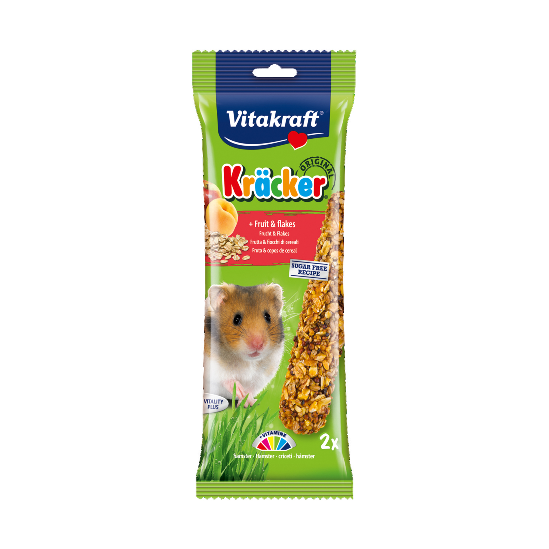 Snack P/Hamster Barritas Fruta 2 UN VITAKRAFT