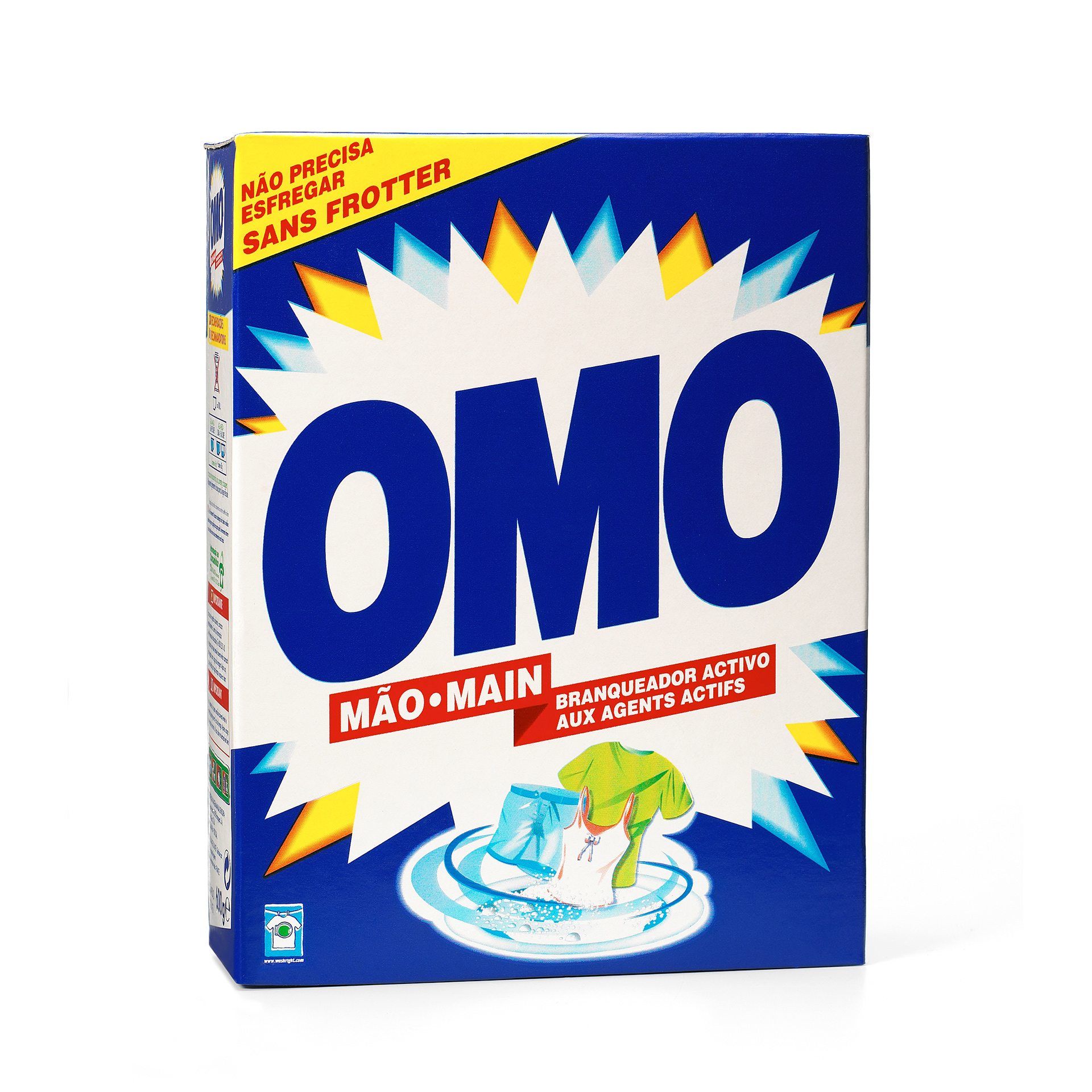 Detergente Em Pó Lavagem Manual Roupa 540 G OMO