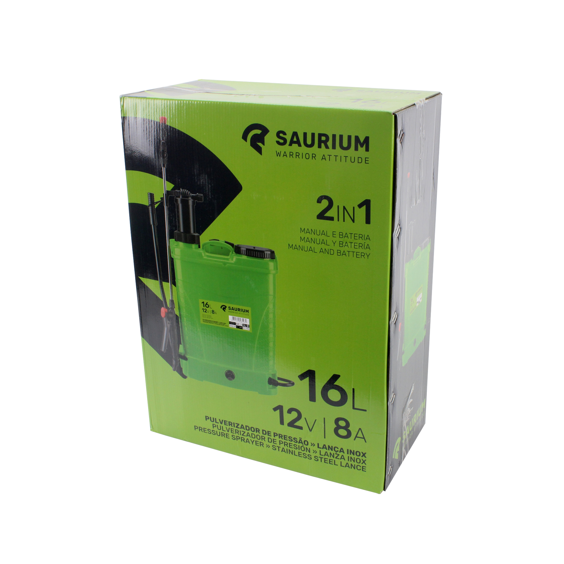 Pulverizador Manual E Bateria 16 L SAURIUM