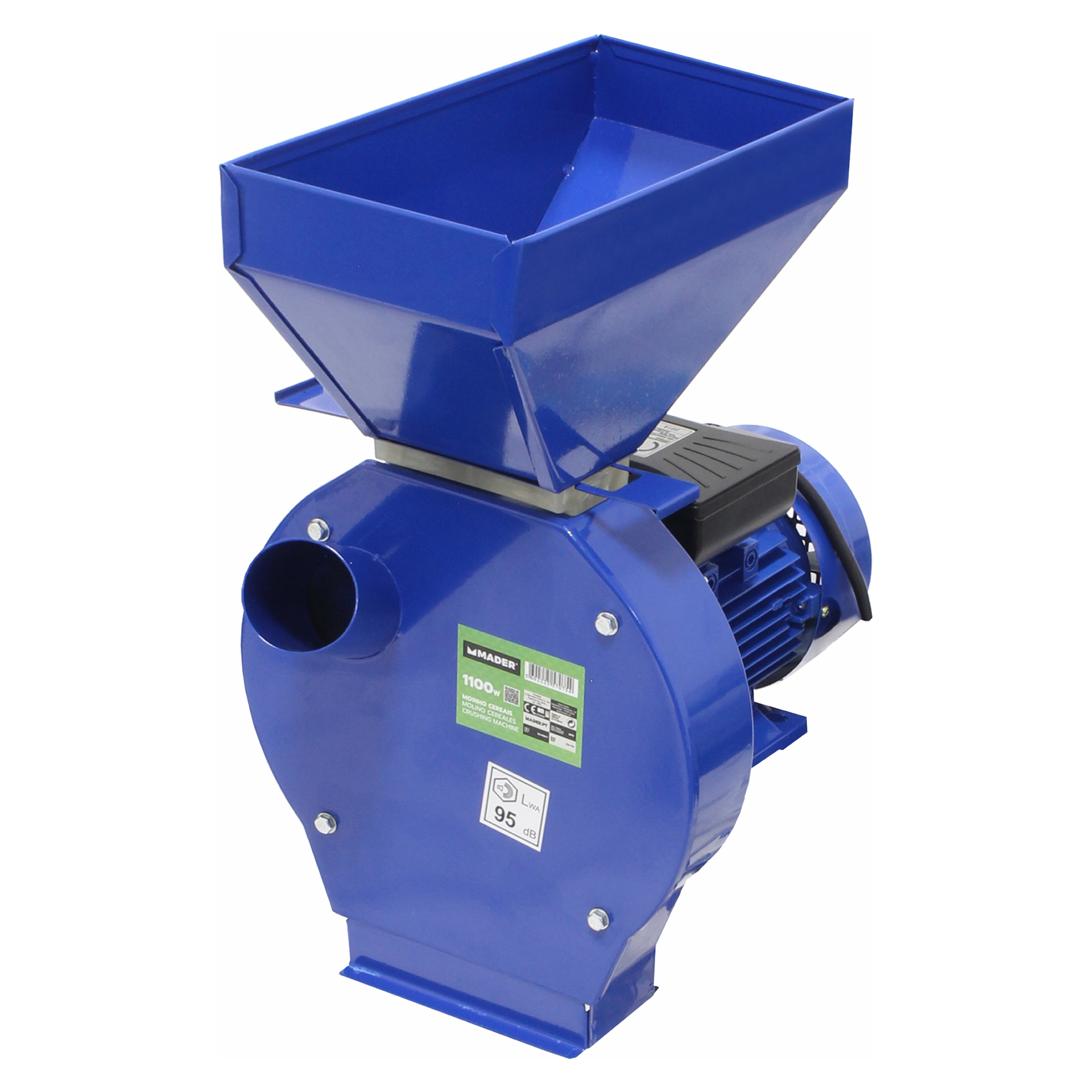 MOINHO E TRITURADOR CAROLO 1100W MADER GARDEN