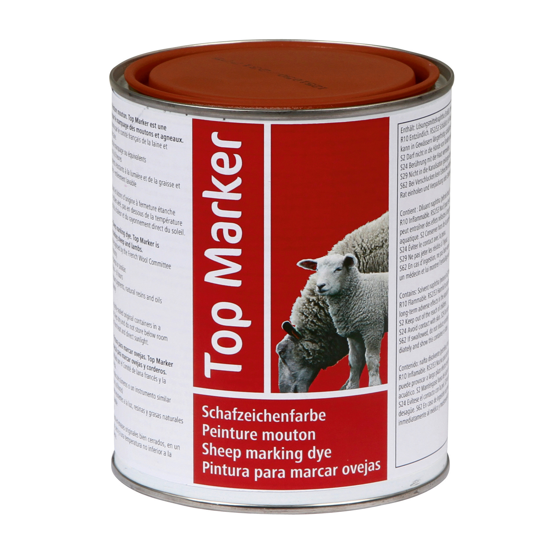 Tinta Vermelha p/ Marcação Ovinos 1KG