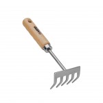 Ancinho 5 Dentes Cabo Curto Inox VITO Ancinho 5 Dentes Cabo Curto Inox VITO