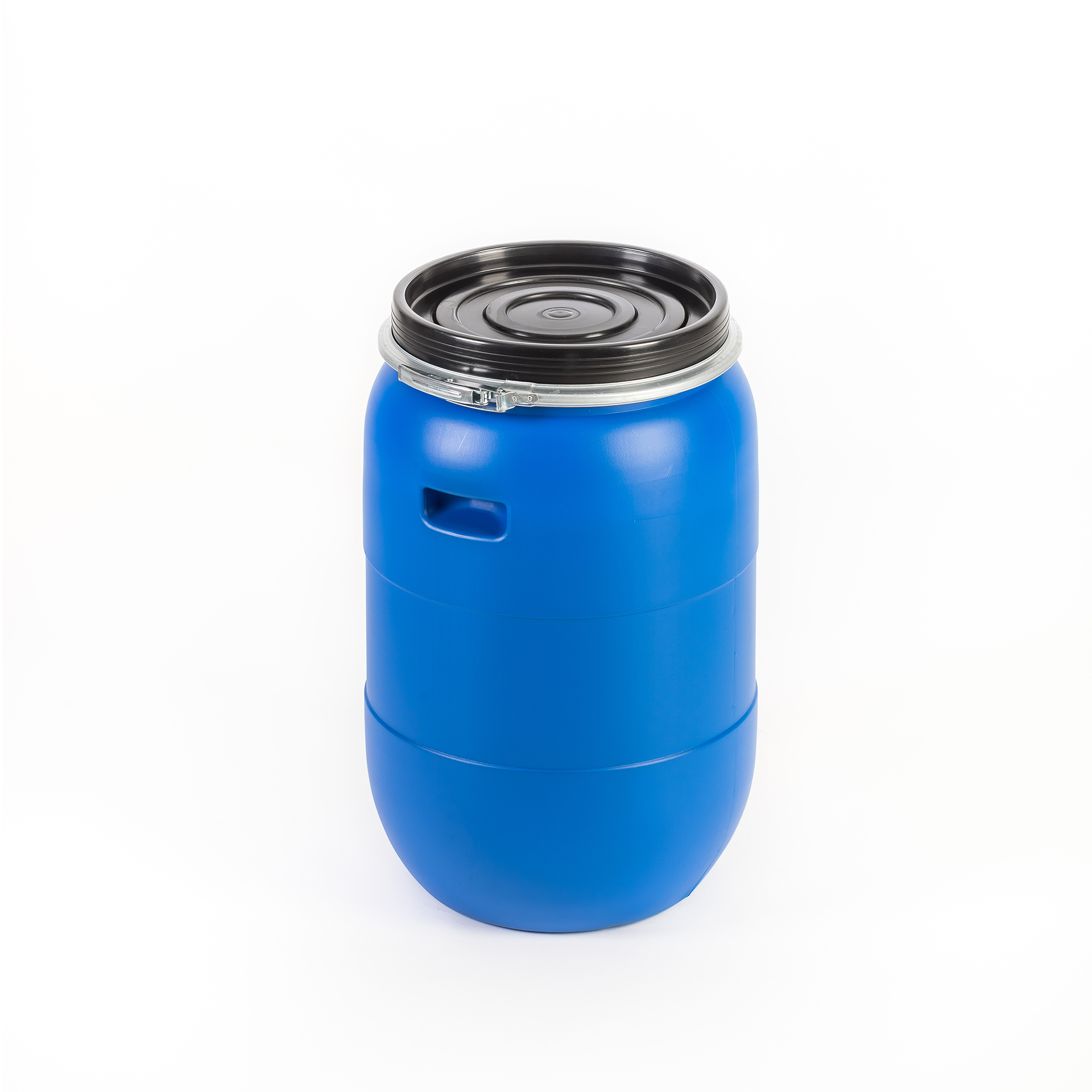 Barrica Azul Tampa De Cinta Com Cavidade 30 L