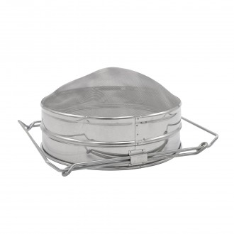COADOR PARA MEL OVAL EM INOX EXTENSVEL