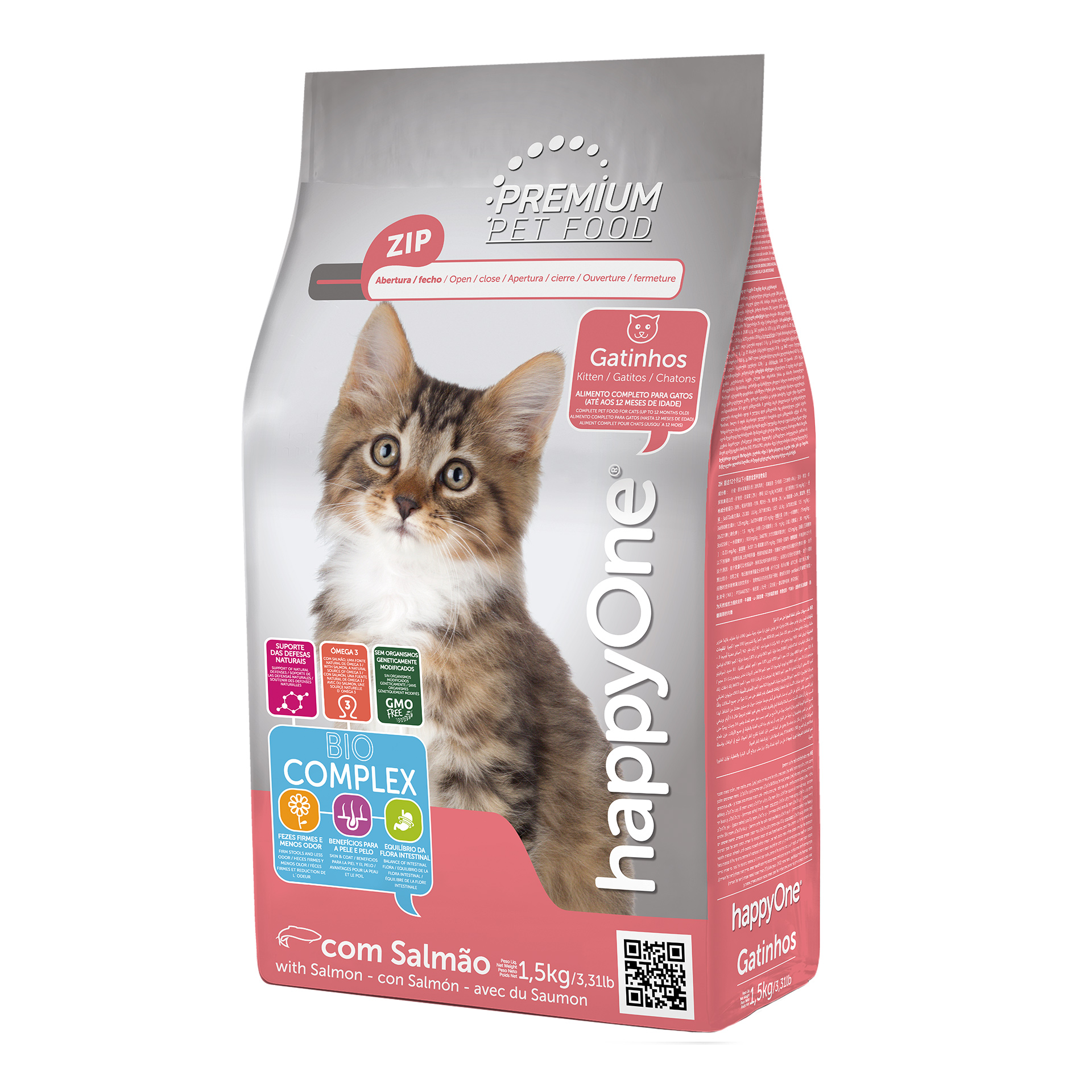 Alimento Seco Para Gato Júnior 1,5 KG HAPPYONE