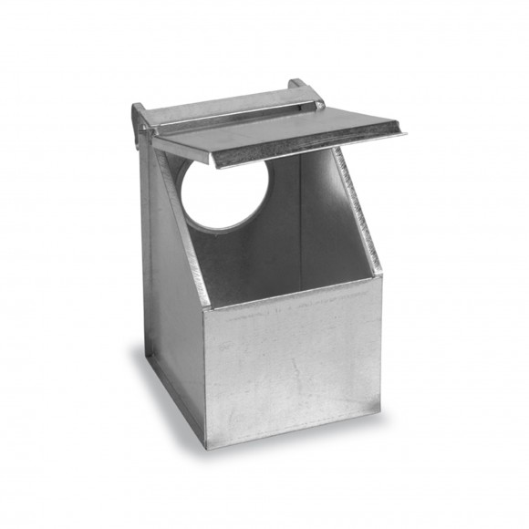 Comedouro Metalico p/ Pombos 1 Buraco