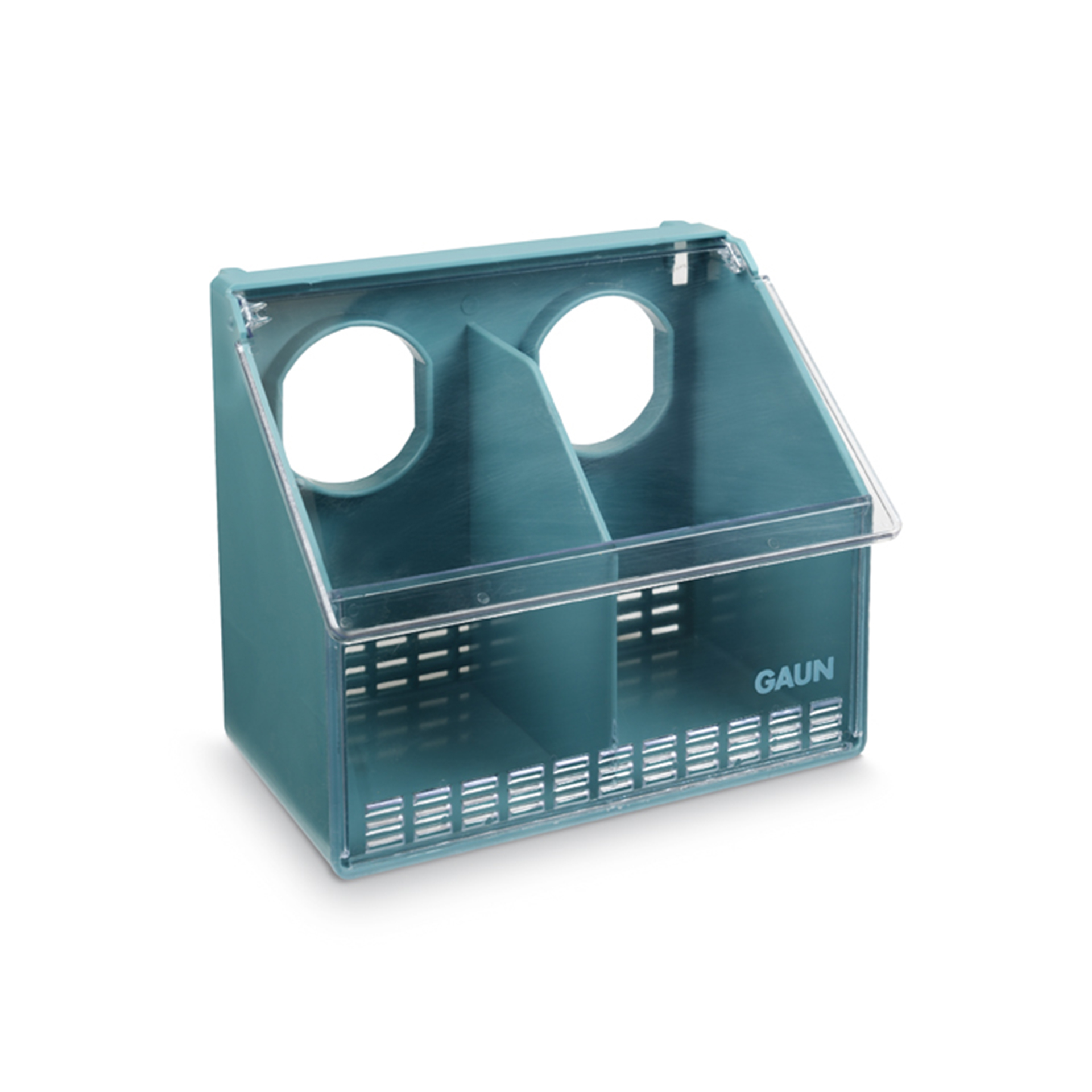 Comedouro p/ Pombos Plástico Gaun 2 Buracos