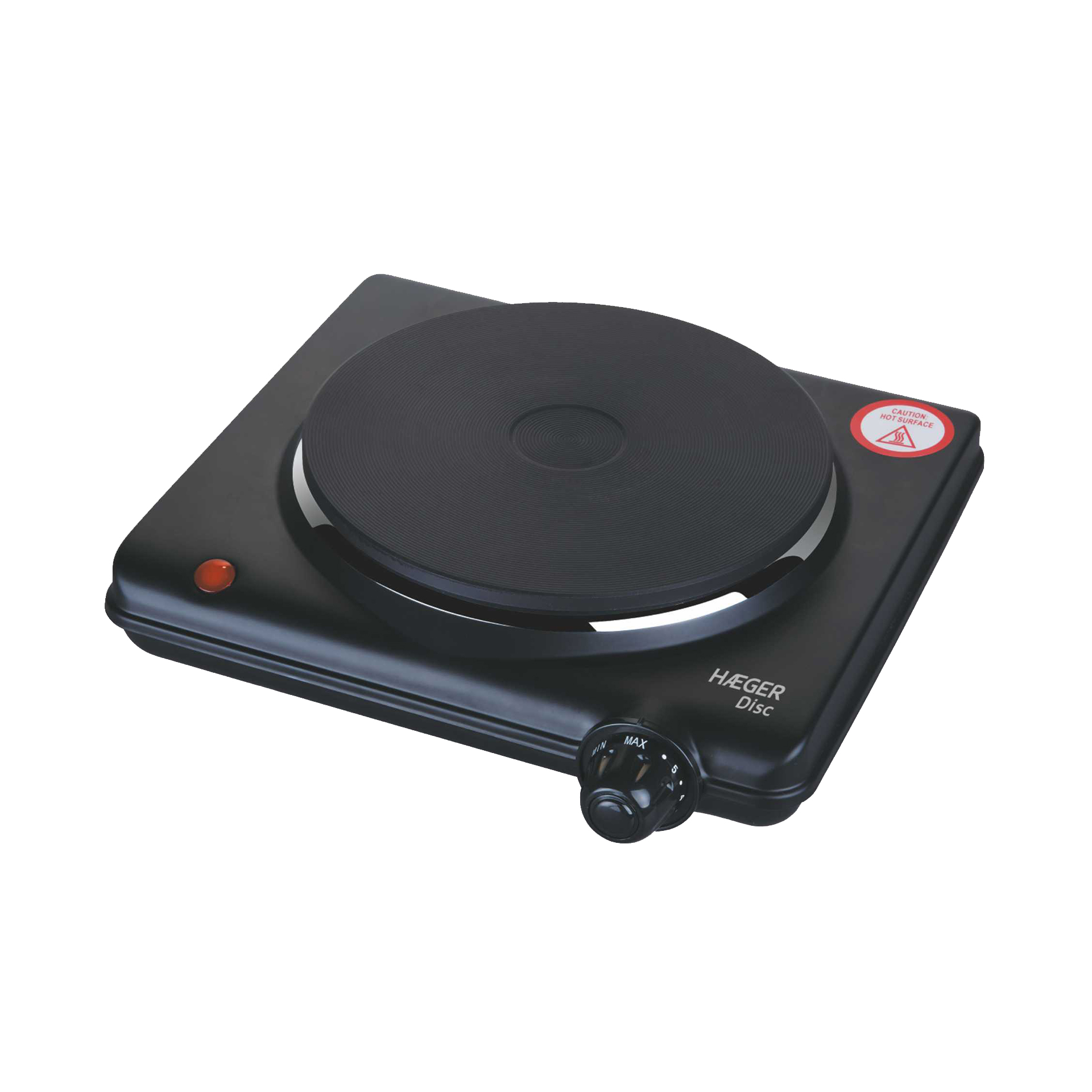 Fogão Eléctrico Preto 1 Queimador HAEGER