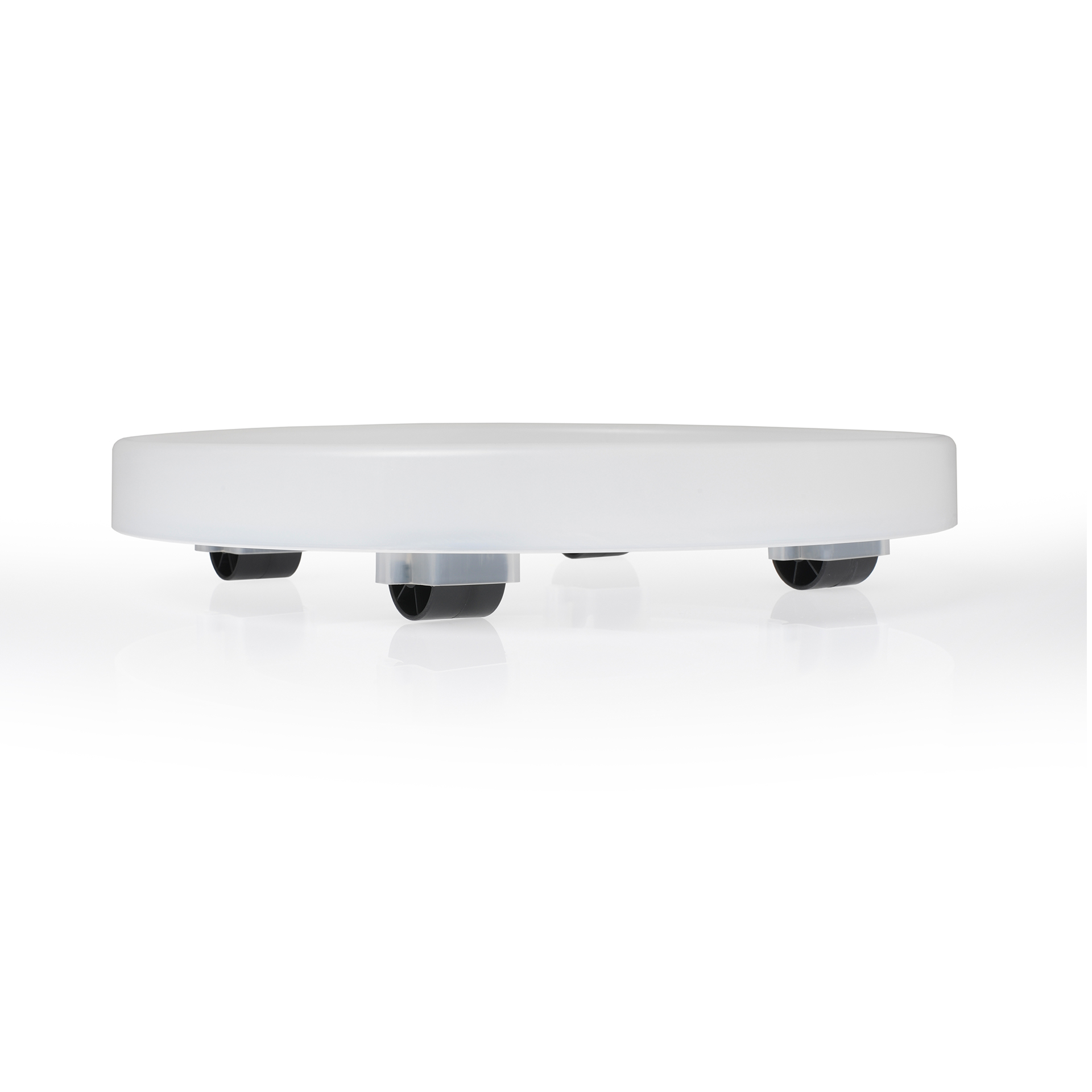 Base P/Vaso C/Rodas Transparente 40 CM ARTEVASI