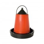 Comedouro de Plstico c/Tampa p/Aves 8KG FAPLANA