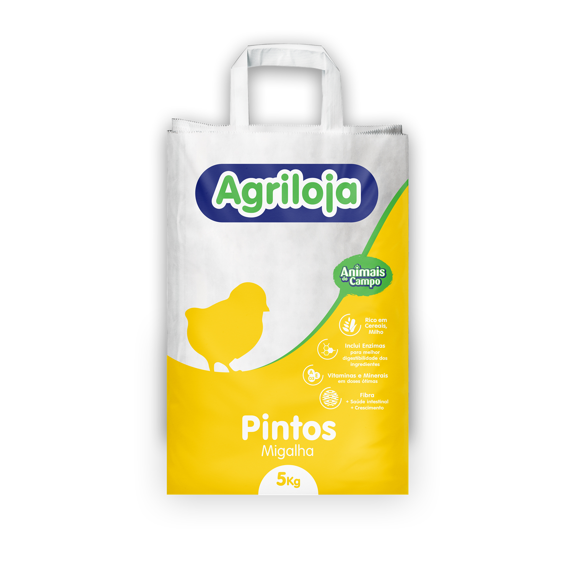 Ração Para Pintos Migalha 104 5 KG AGRILOJA