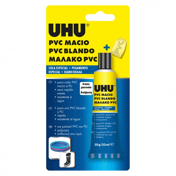 Cola Pvc Soft UHU 30Gr Cola Pvc Soft UHU 30Gr