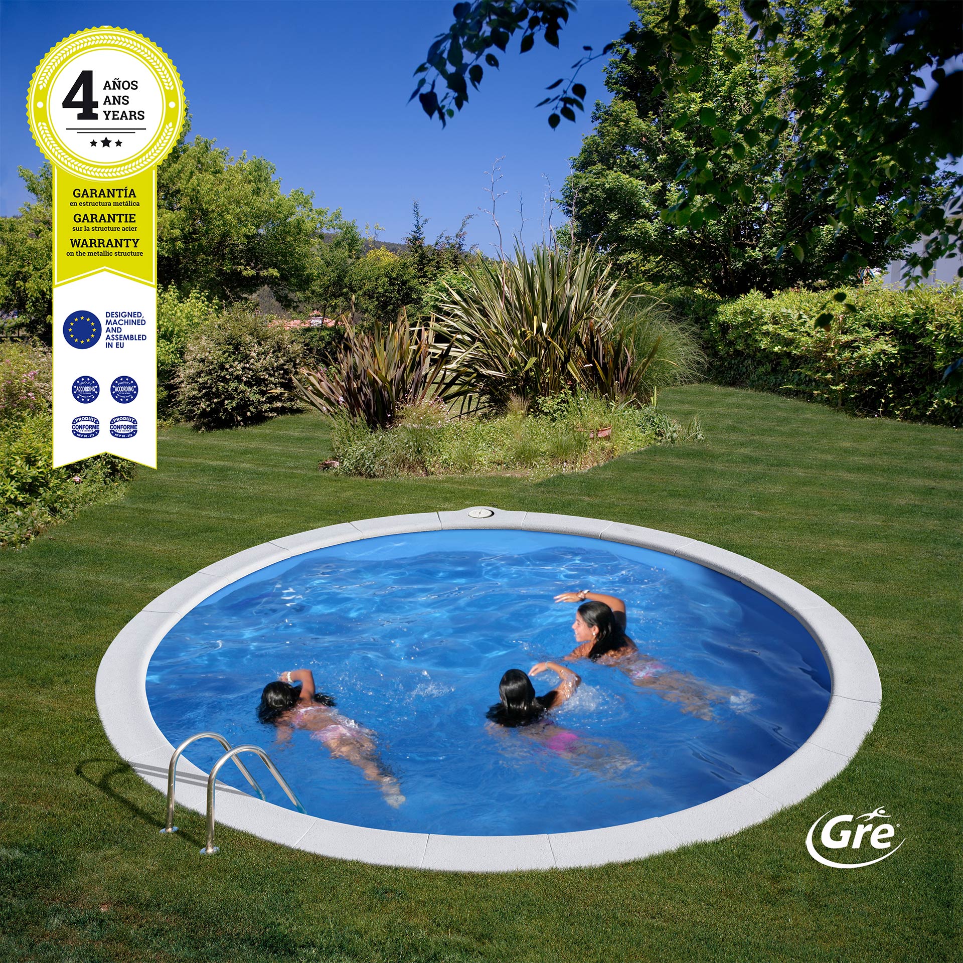 Piscina Enterrada 350X120 CM GRE