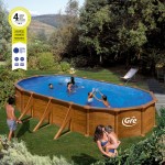 Piscina Imitar Madeira 730X375X132 CM GRE Piscina Imitar Madeira 730X375X132 CM GRE