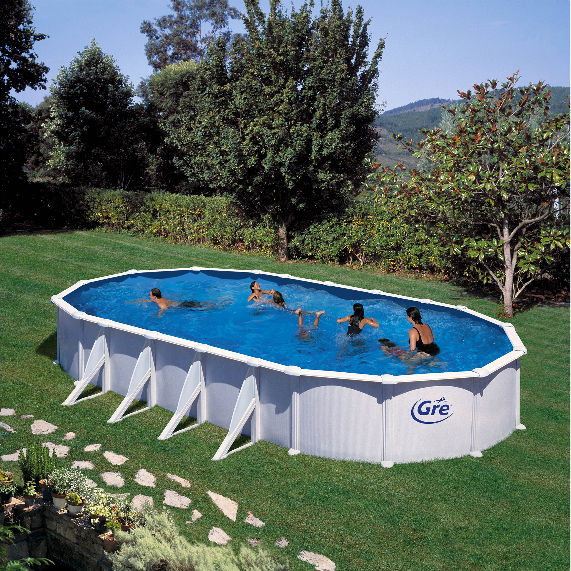 Piscina Filtro Areia 915X470X132 CM GRE