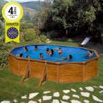 Piscina Imitar Madeira 500X300X120 CM GRE Piscina Imitar Madeira 500X300X120 CM GRE