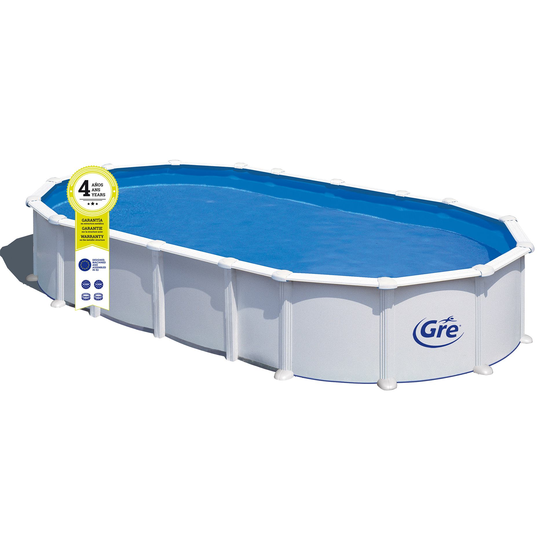 Piscina Filtro Areia Omega 730X375X132 CM GRE
