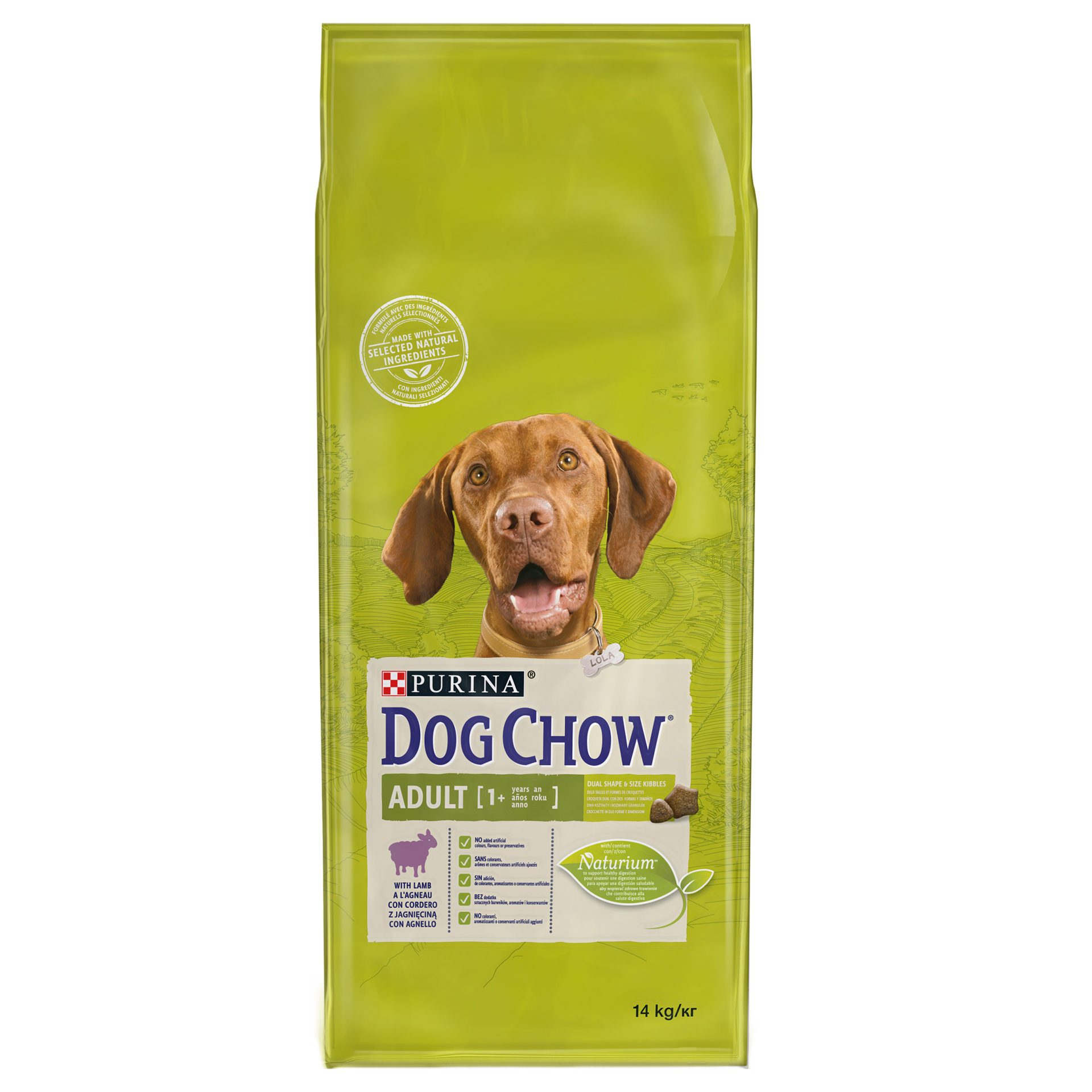 Alimento Seco Cão Adulto Borrego 14 KG DOG CHOW