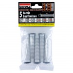 Bicos Varao Roscado Transparente SOUDAL 5Un Bicos Varao Roscado Transparente SOUDAL 5Un