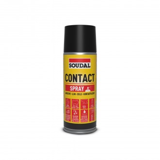 Cola Contacto Spray Amarelo SOUDAL 300ML