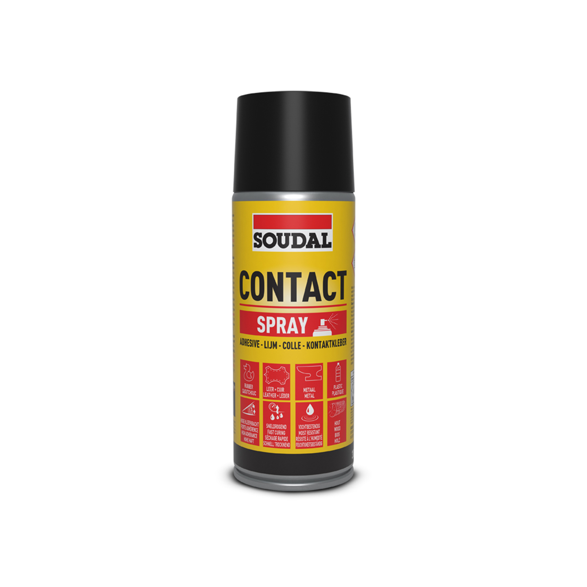 Cola Contacto Spray Amarelo SOUDAL 300ML