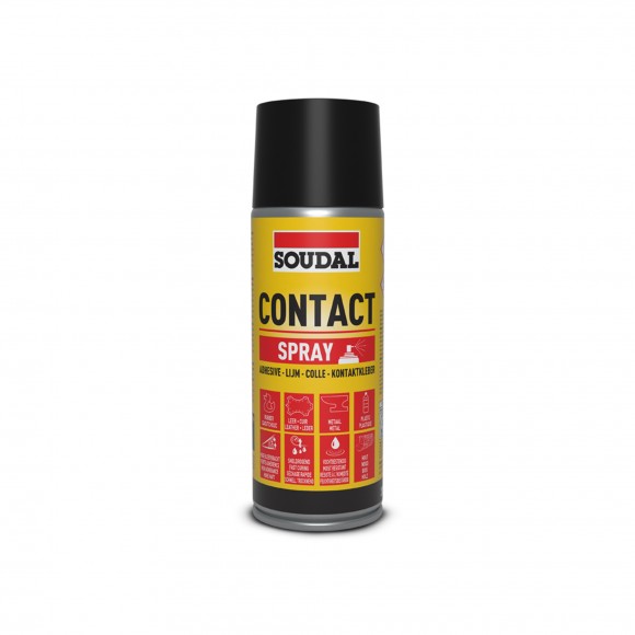 Cola Contacto Spray Amarelo SOUDAL 300ML Cola Contacto Spray Amarelo SOUDAL 300ML