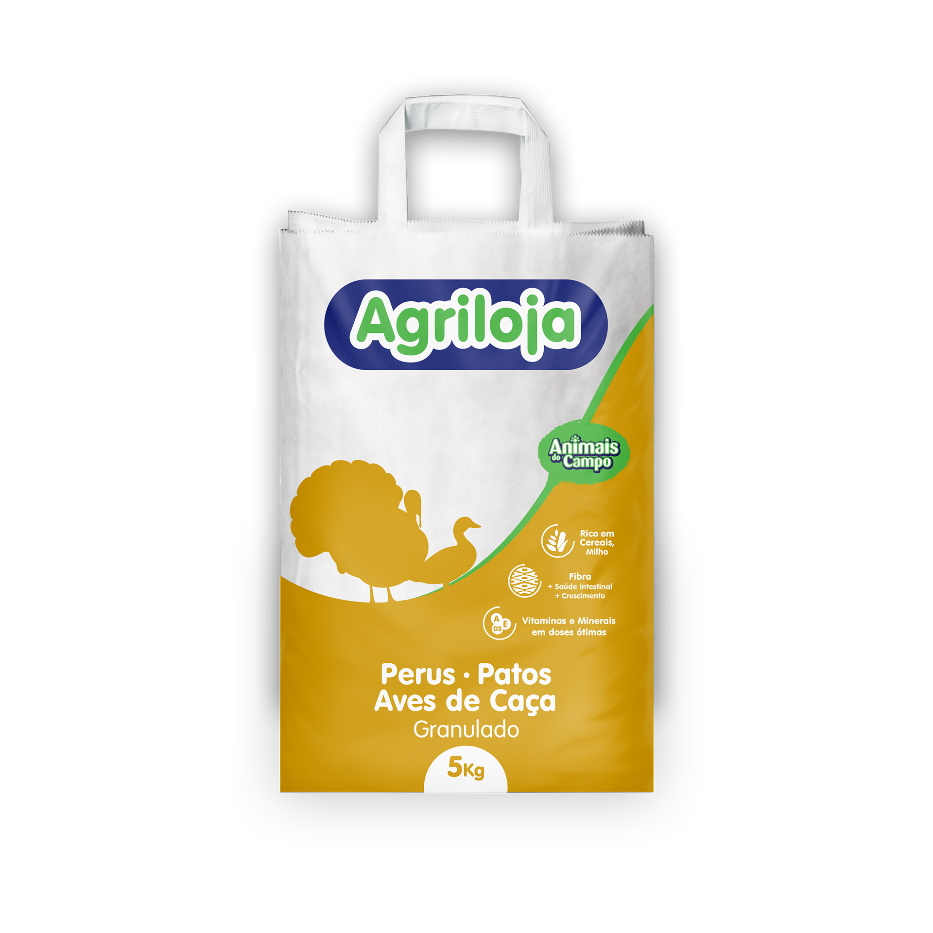 Ração Perús E Aves Caça Granulado 5 KG AGRILOJA