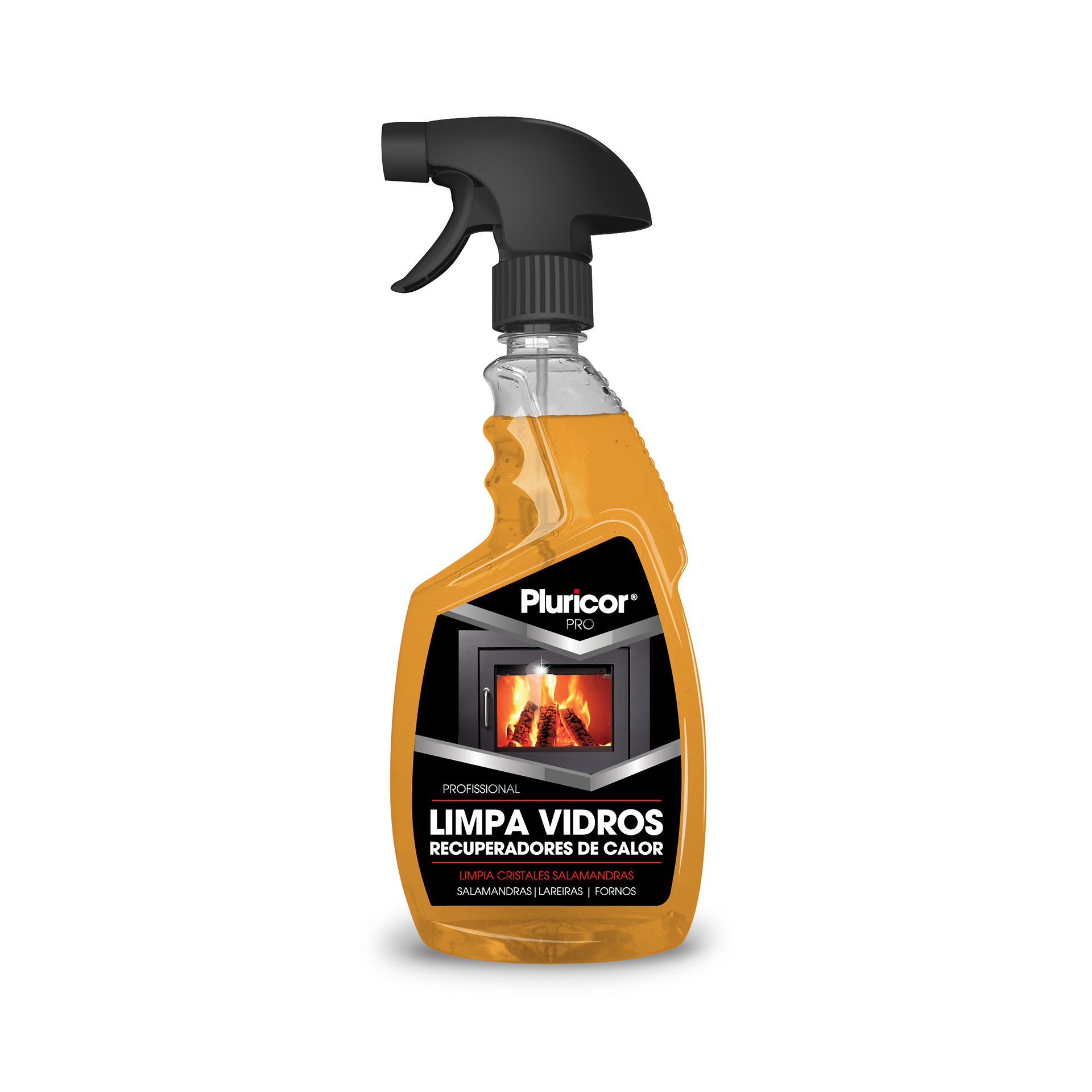 Limpa Vidros Lareiras Recuperadores Max 500ML