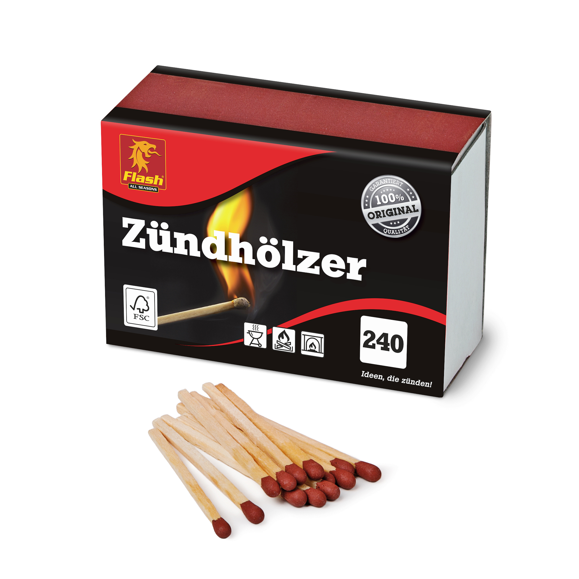 Fosforos 60Mm FLASH 240Un