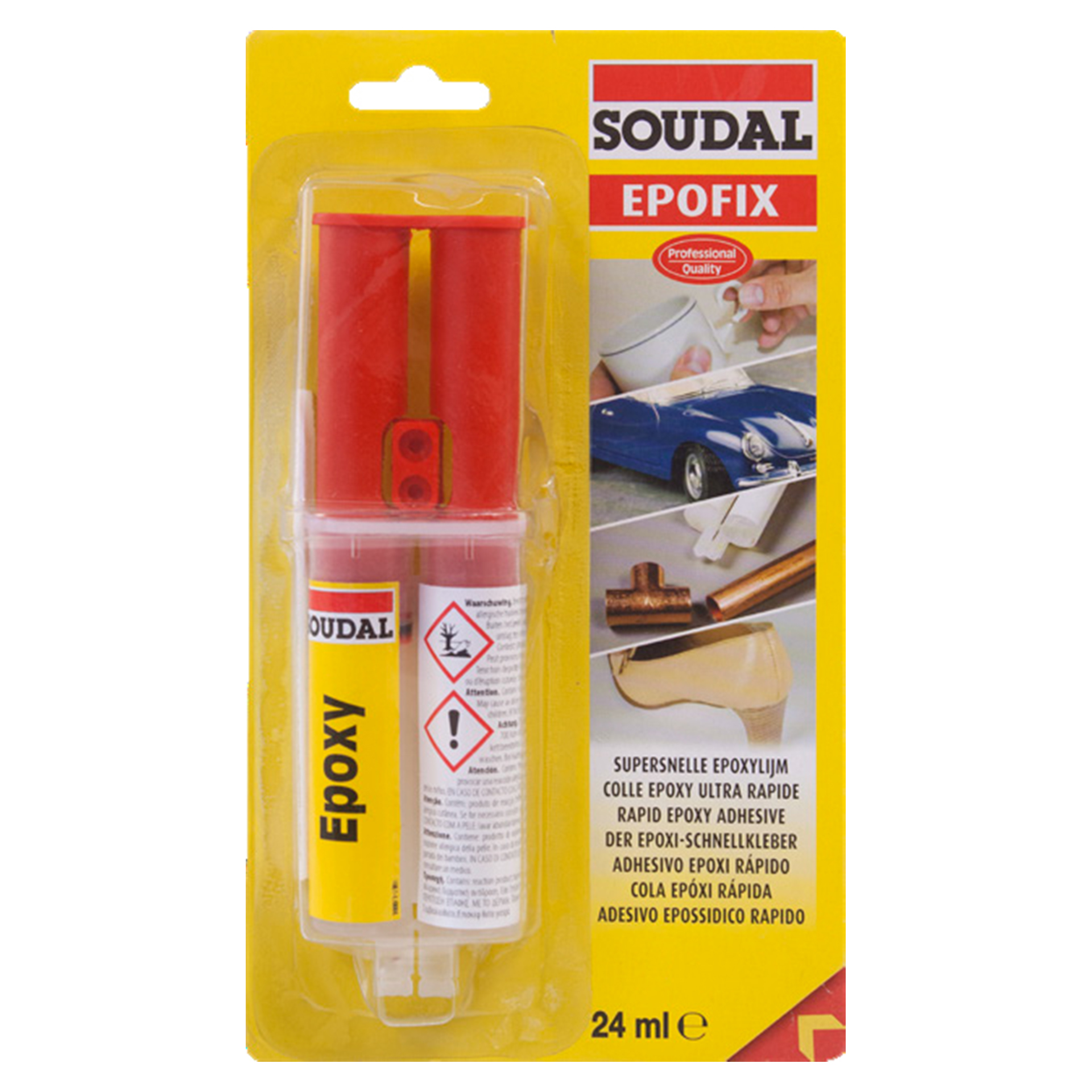 Cola Epoxy Seringa SOUDAL 24ML