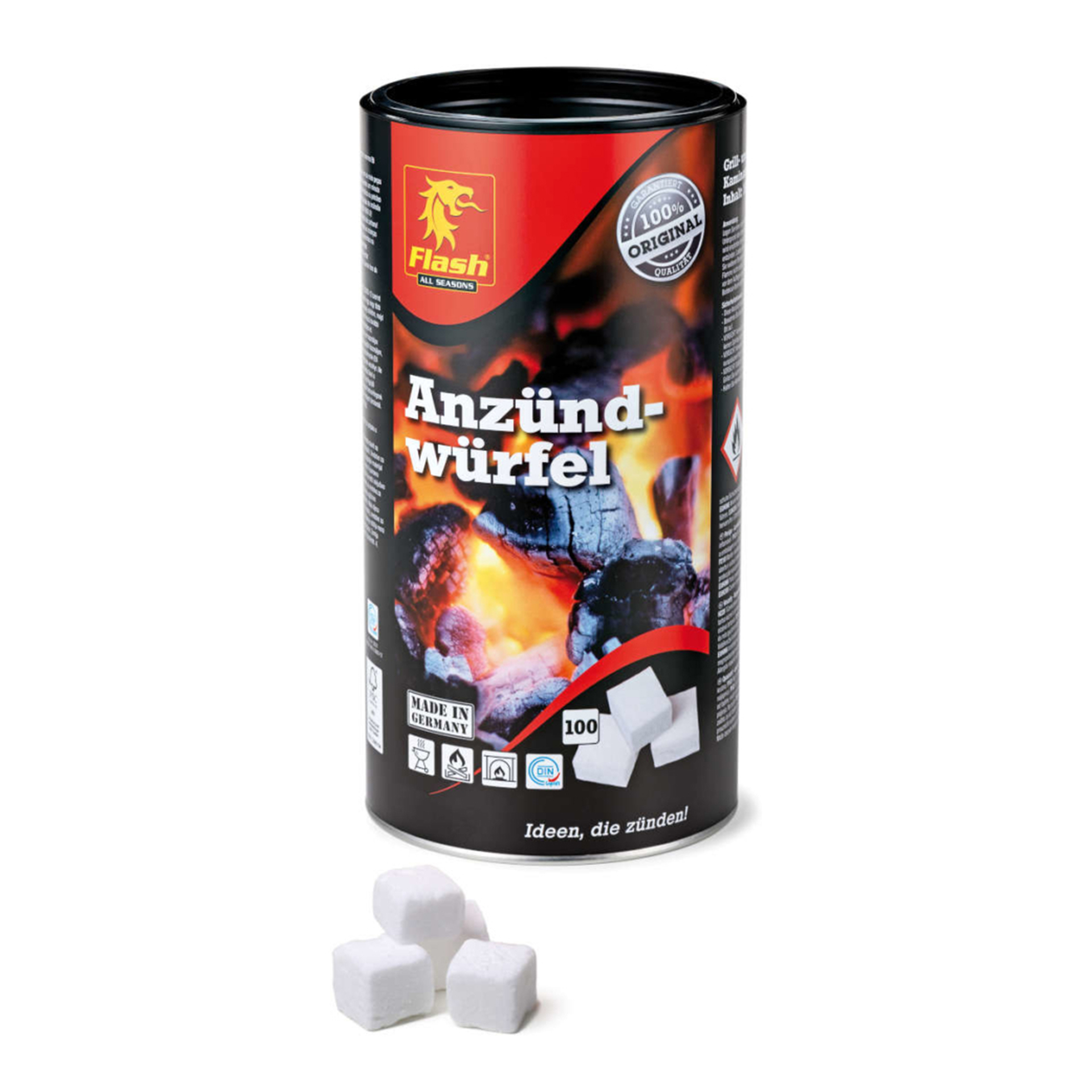 Acendalha Branca FLASH 100Un