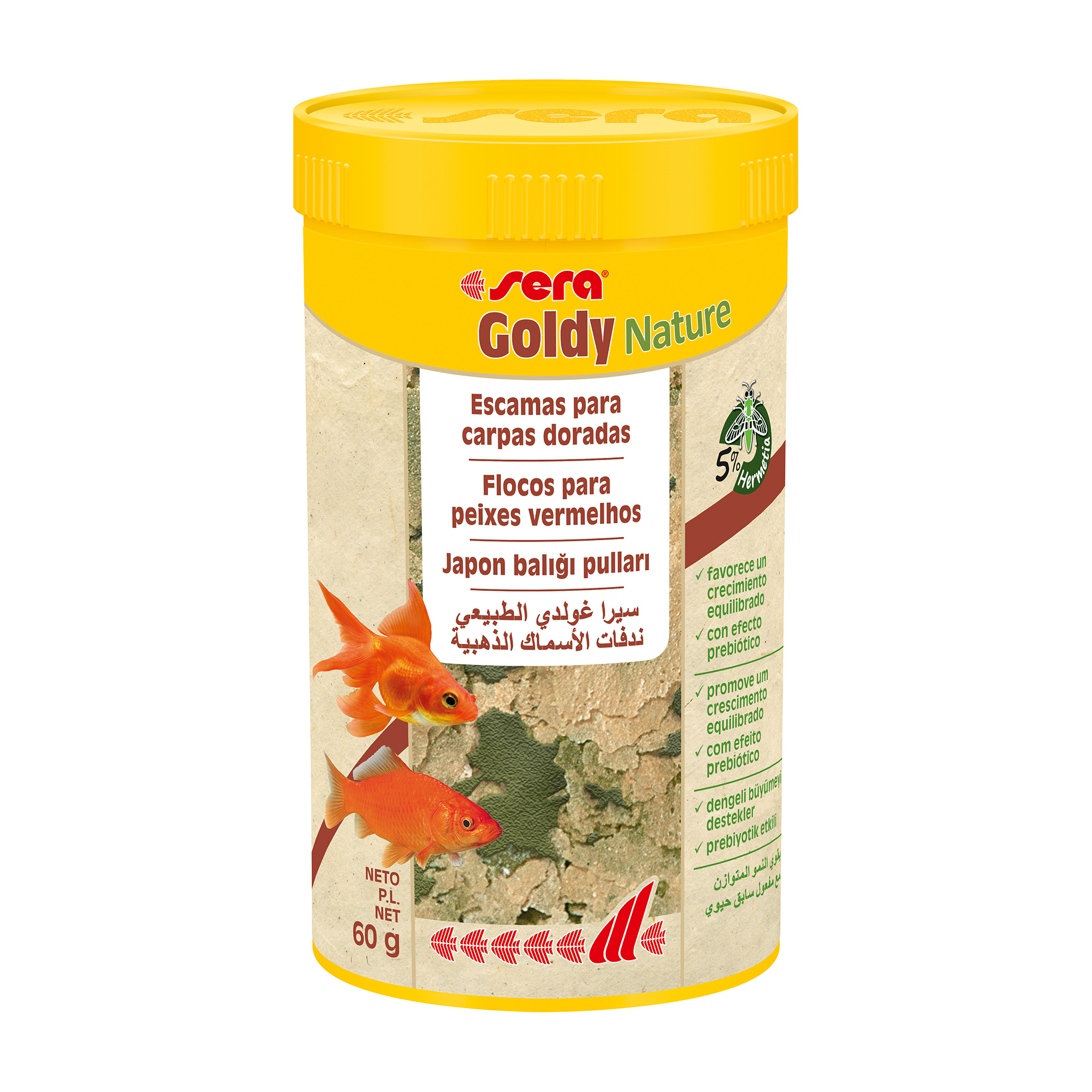 Alimento para Peixe Goldy Nature 250Gr