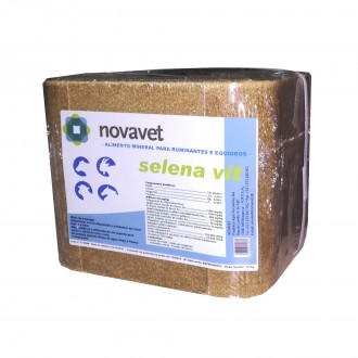 BLOCO MINERAL SELENA-VIT 10 KG BLOCO MINERAL SELENA-VIT 10 KG