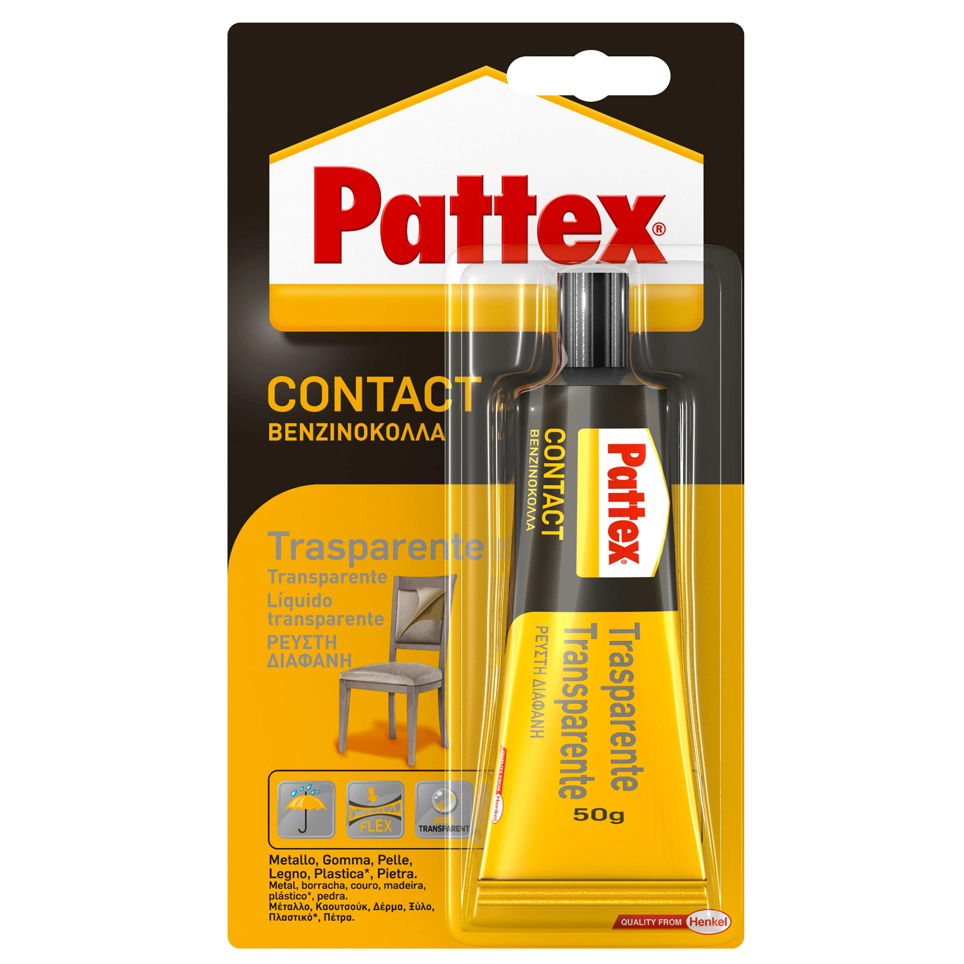 Cola Contacto Transparente PATTEX 50Gr