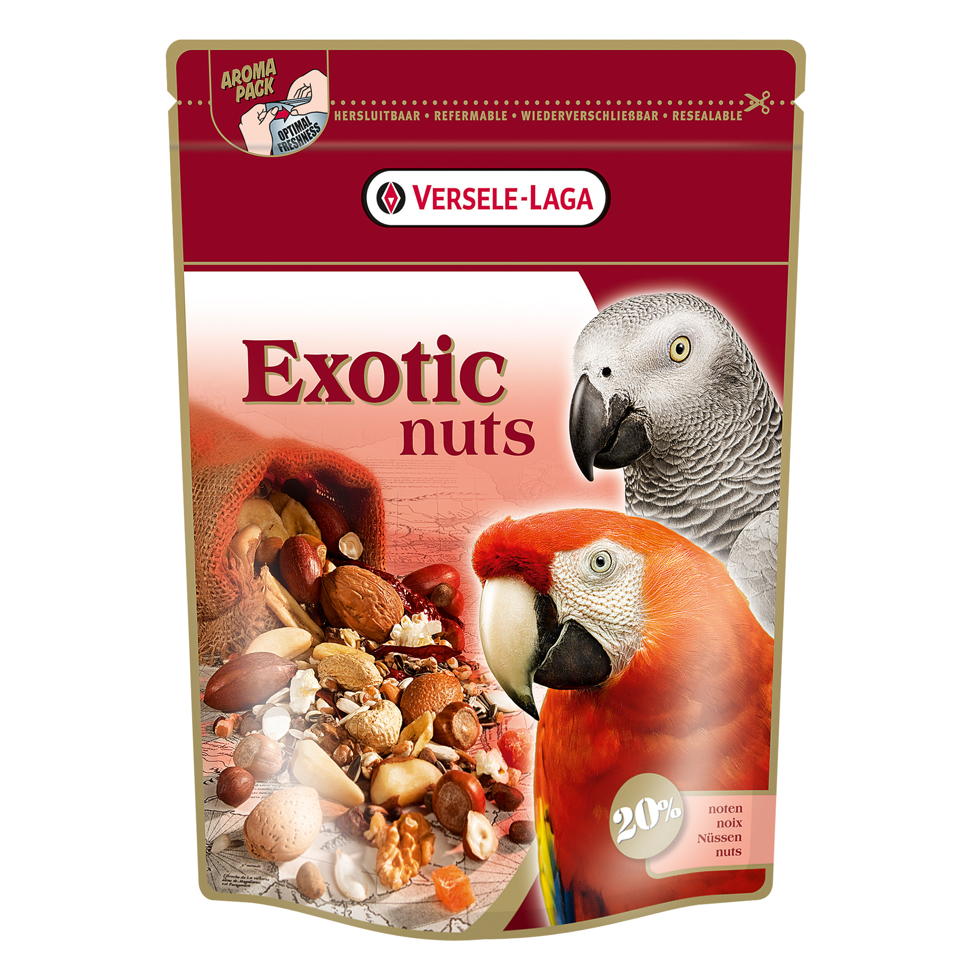 Versele-laga mistura papagaios- exotic light 750g