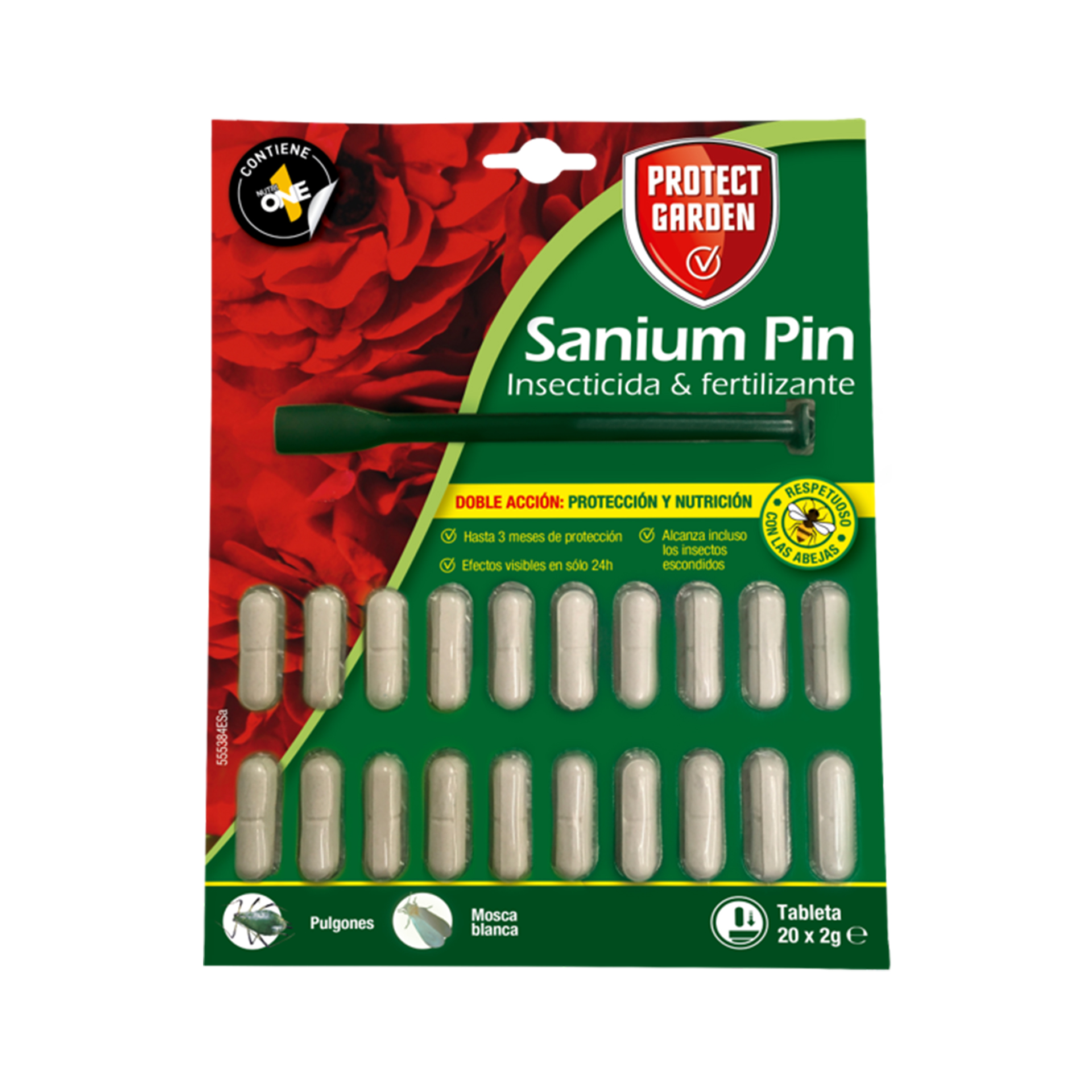 Inseticida E Fertilizante Sanium Pin 20 X 2 G PROT