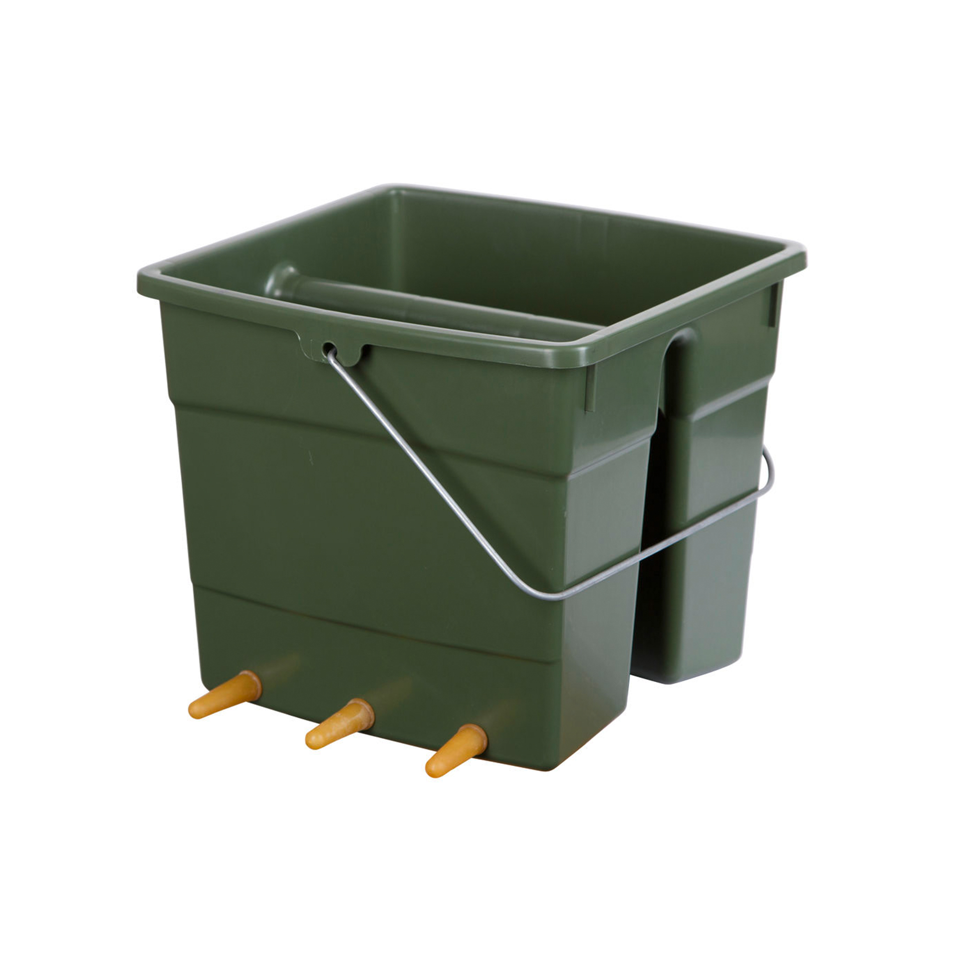 Balde Duplo Para Cordeiros 6 Saidas Verde KERBL