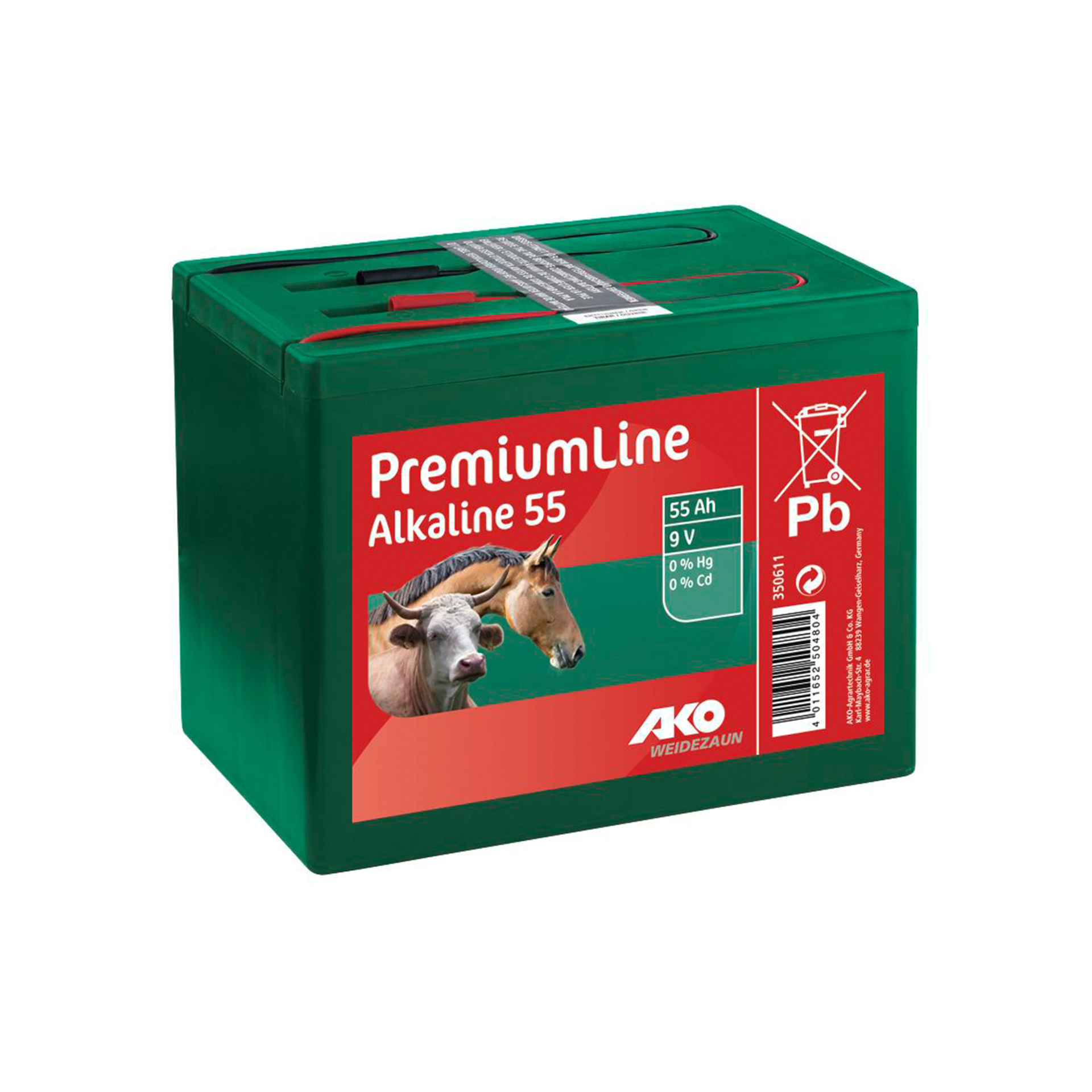 Pilha Alcalina 9 V 170 Ah AKO